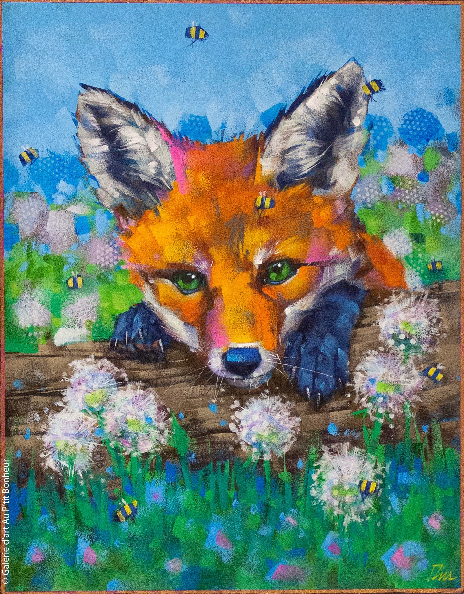 Angie Rees, artiste peintre | Oeuvres disponibles  | Galerie d'art Au P'tit Bonheur