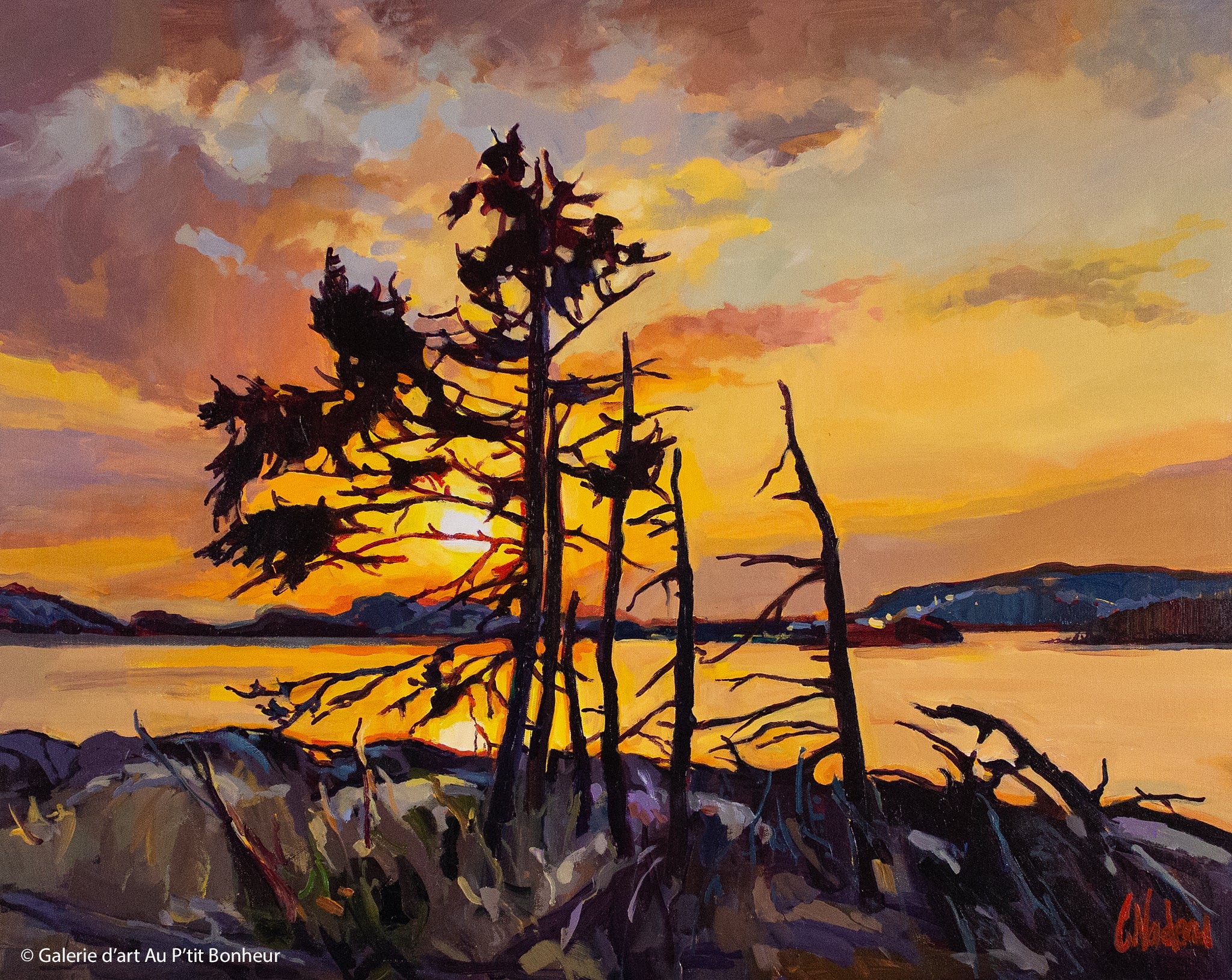 Christine Nadeau, artiste peintre | Oeuvres disponibles  | Galerie d'art Au P'tit Bonheur