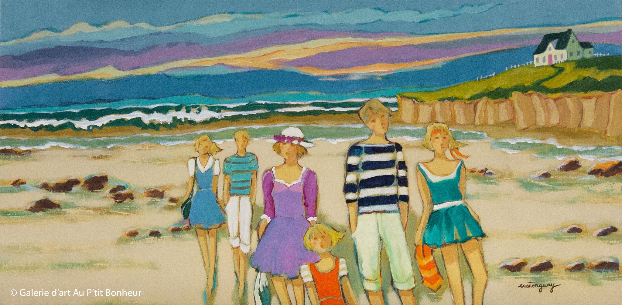 Claudette Castonguay, artiste peintre | Oeuvres disponibles  | Galerie d'art Au P'tit Bonheur