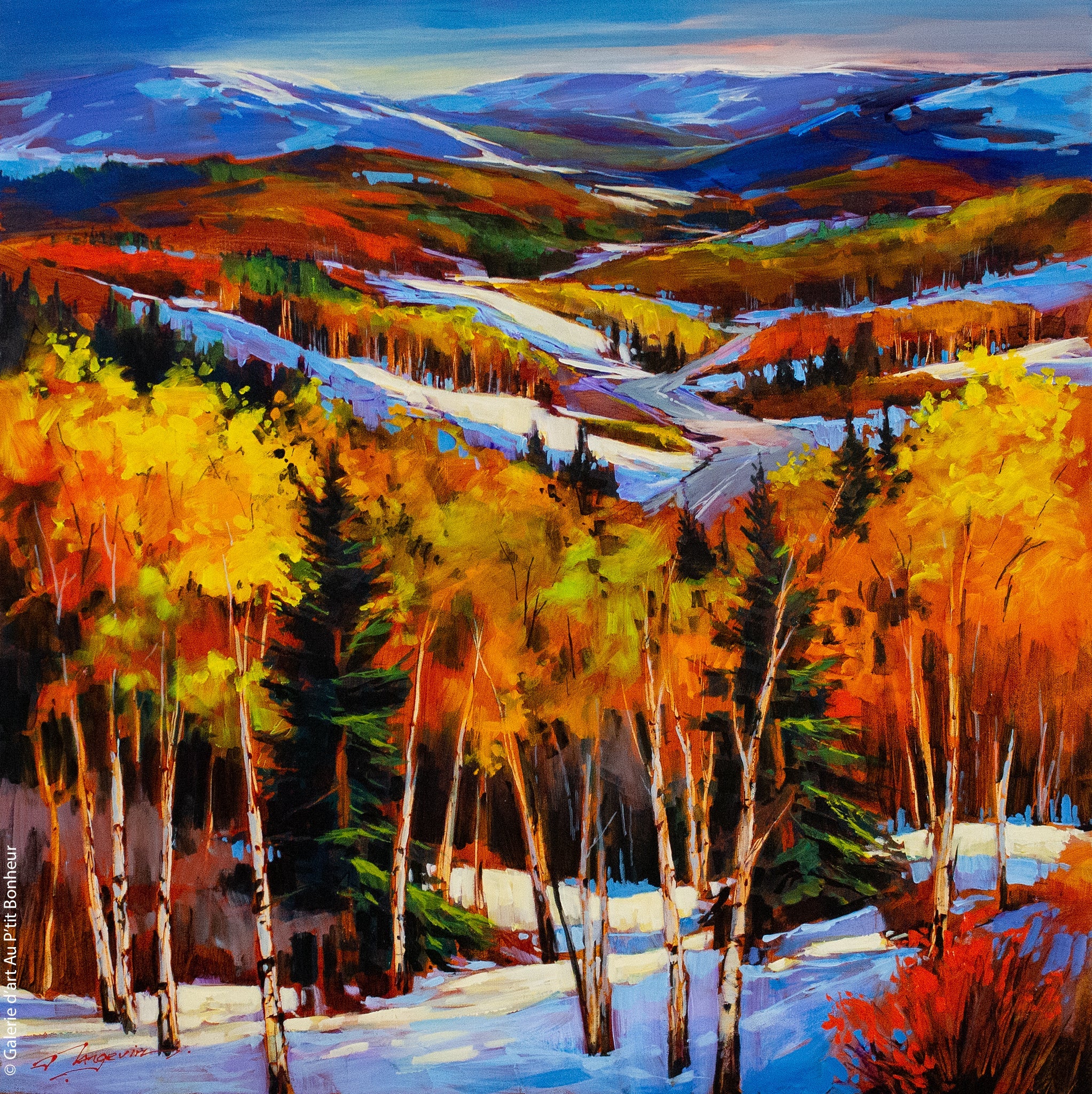 David Langevin, artiste peintre | Oeuvres disponibles  | Galerie d'art Au P'tit Bonheur