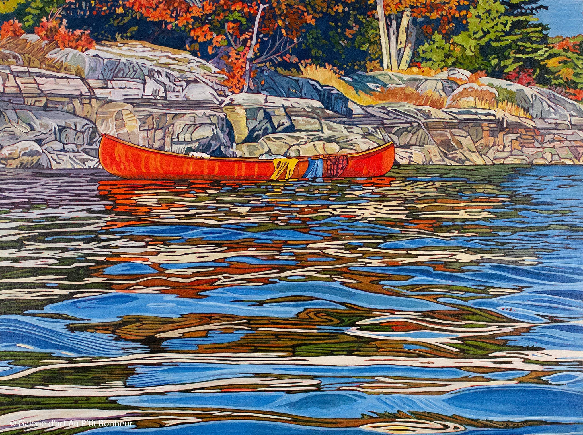 Janet K. MacKay, artiste peintre | Oeuvres disponibles  | Galerie d'art Au P'tit Bonheur