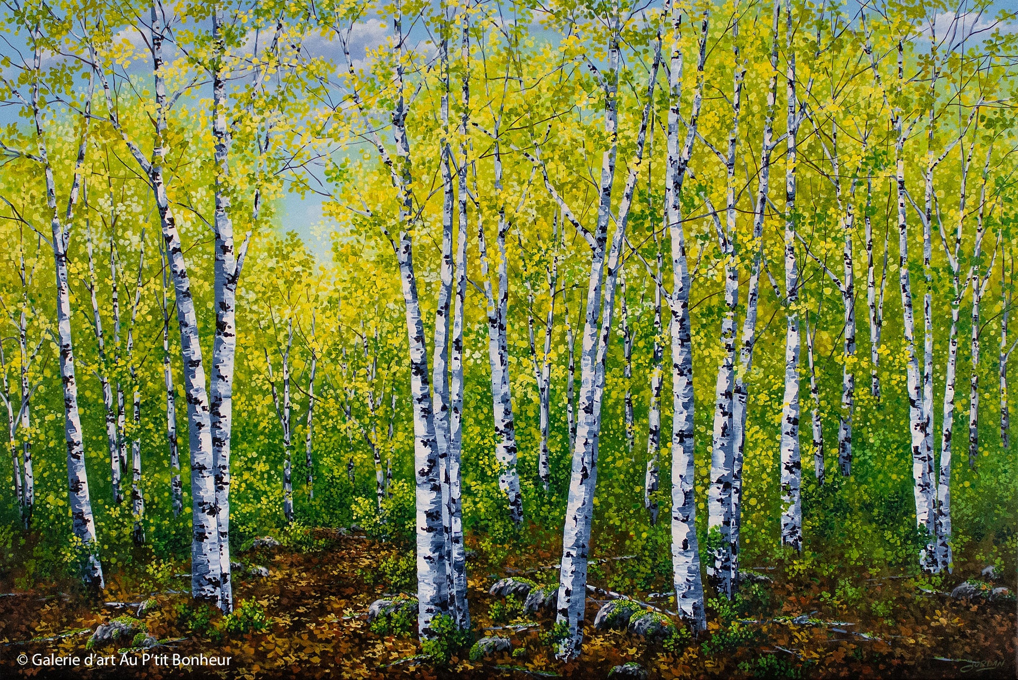 Jordan Hicks, artiste peintre | Oeuvres disponibles  | Galerie d'art Au P'tit Bonheur