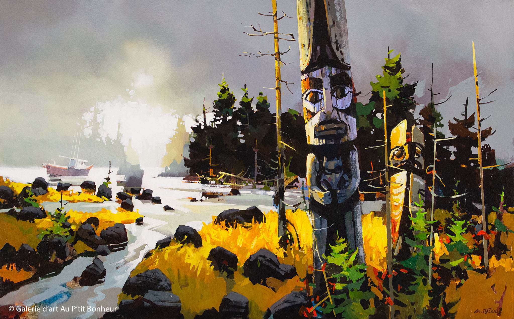 Michael O'Toole, artiste peintre | Oeuvres disponibles | Galerie d'art Au P'tit Bonheur