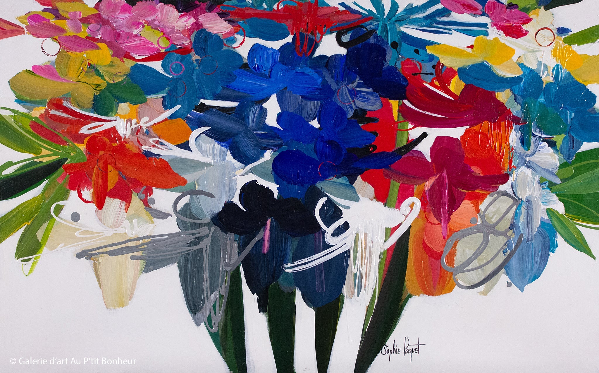 Sophie Paquet, artiste peintre | Oeuvres disponibles  | Galerie d'art Au P'tit Bonheur