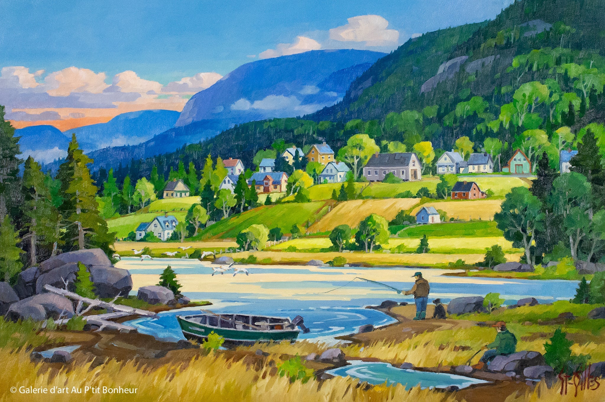 St-Gilles, artiste peintre | Oeuvres disponibles  | Galerie d'art Au P'tit Bonheur