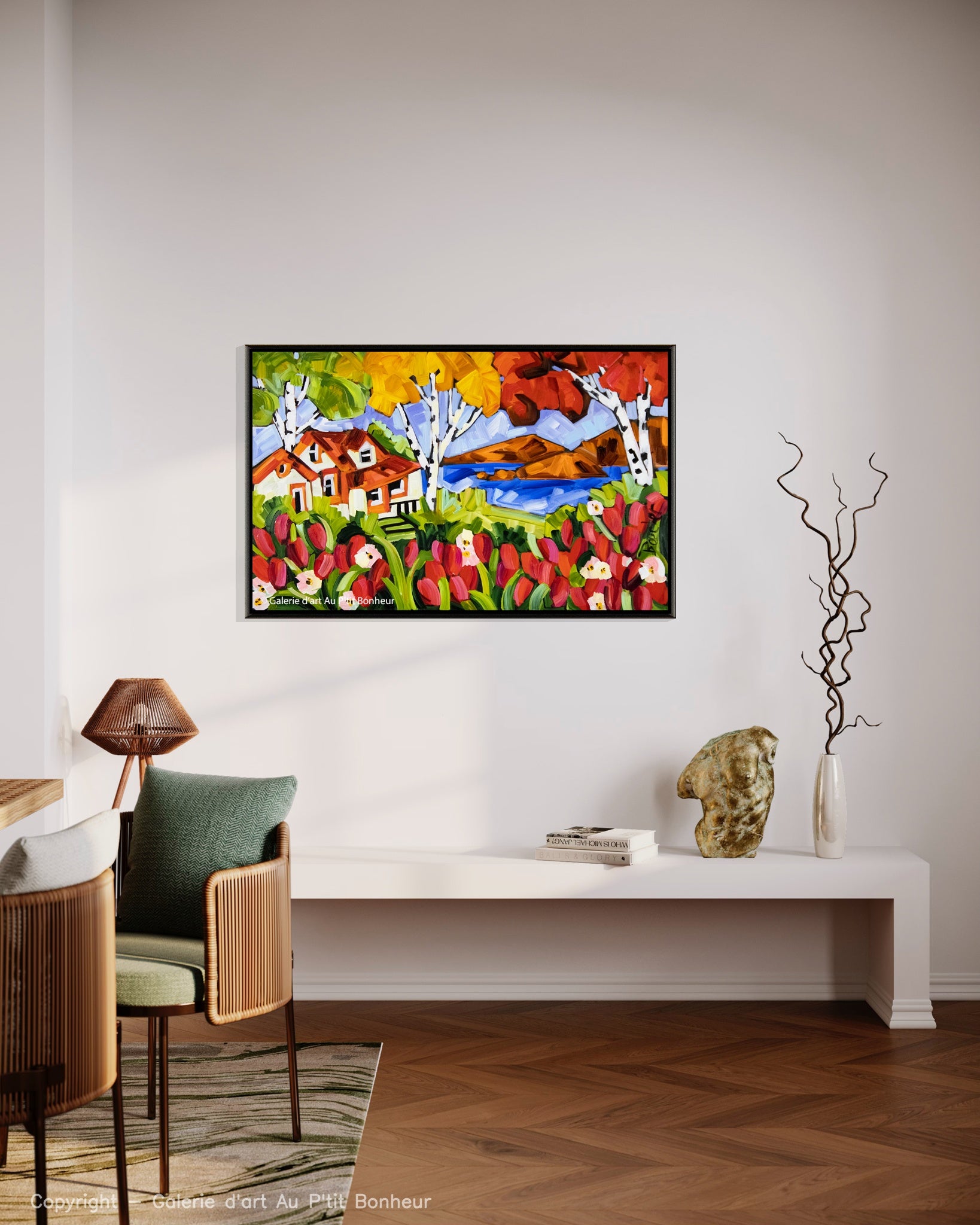 Marie-Claude Boucher | Jardin en juillet