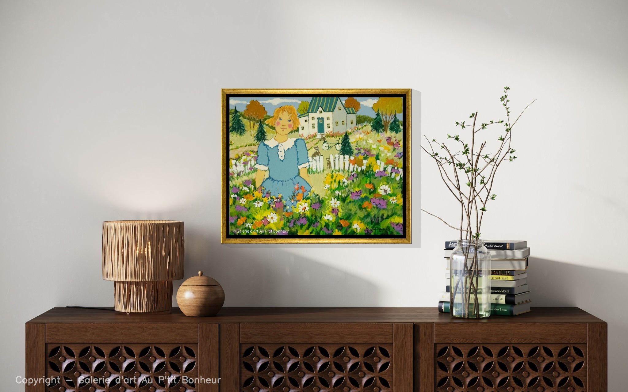 Marie-Claude Boucher | Jardin en juillet