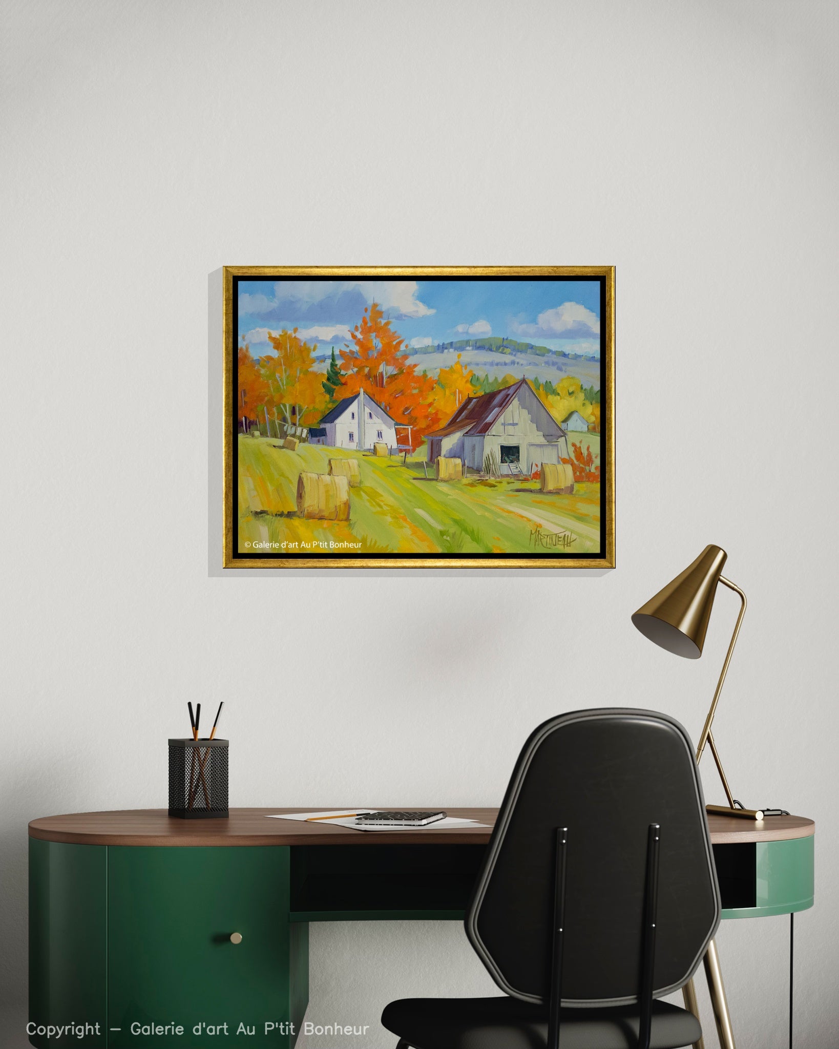 Louise Martineau | Ferme sur le plateau, St-Joseph-de-la-Rive (2019)