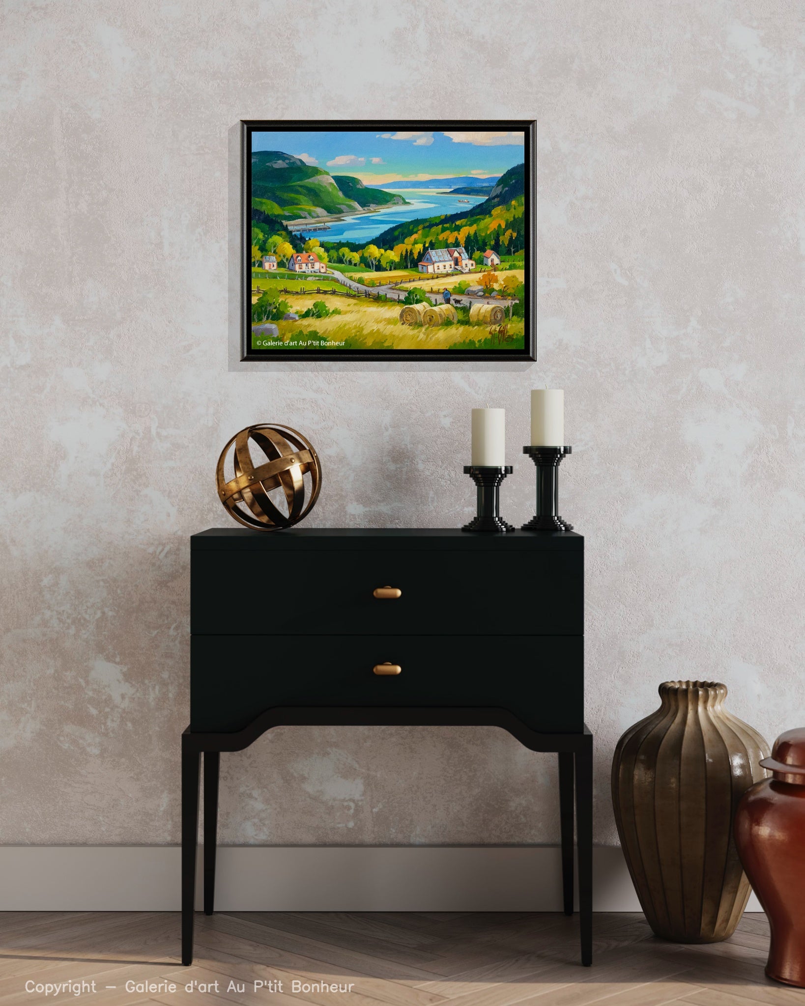 St-Gilles | Champs d’automne, Baie Saint-Paul