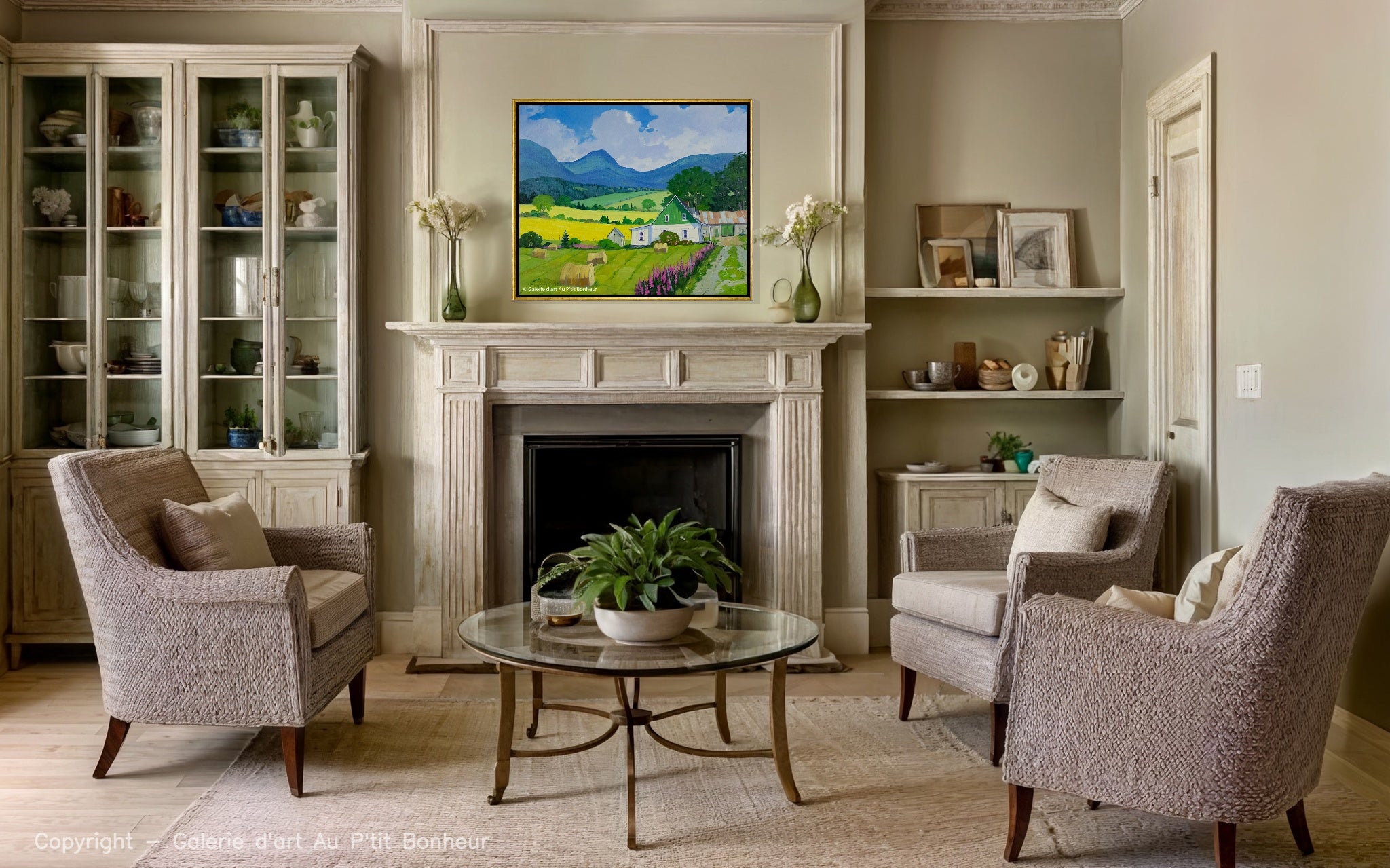 Louise Martineau | Champs de canola, Les Éboulements