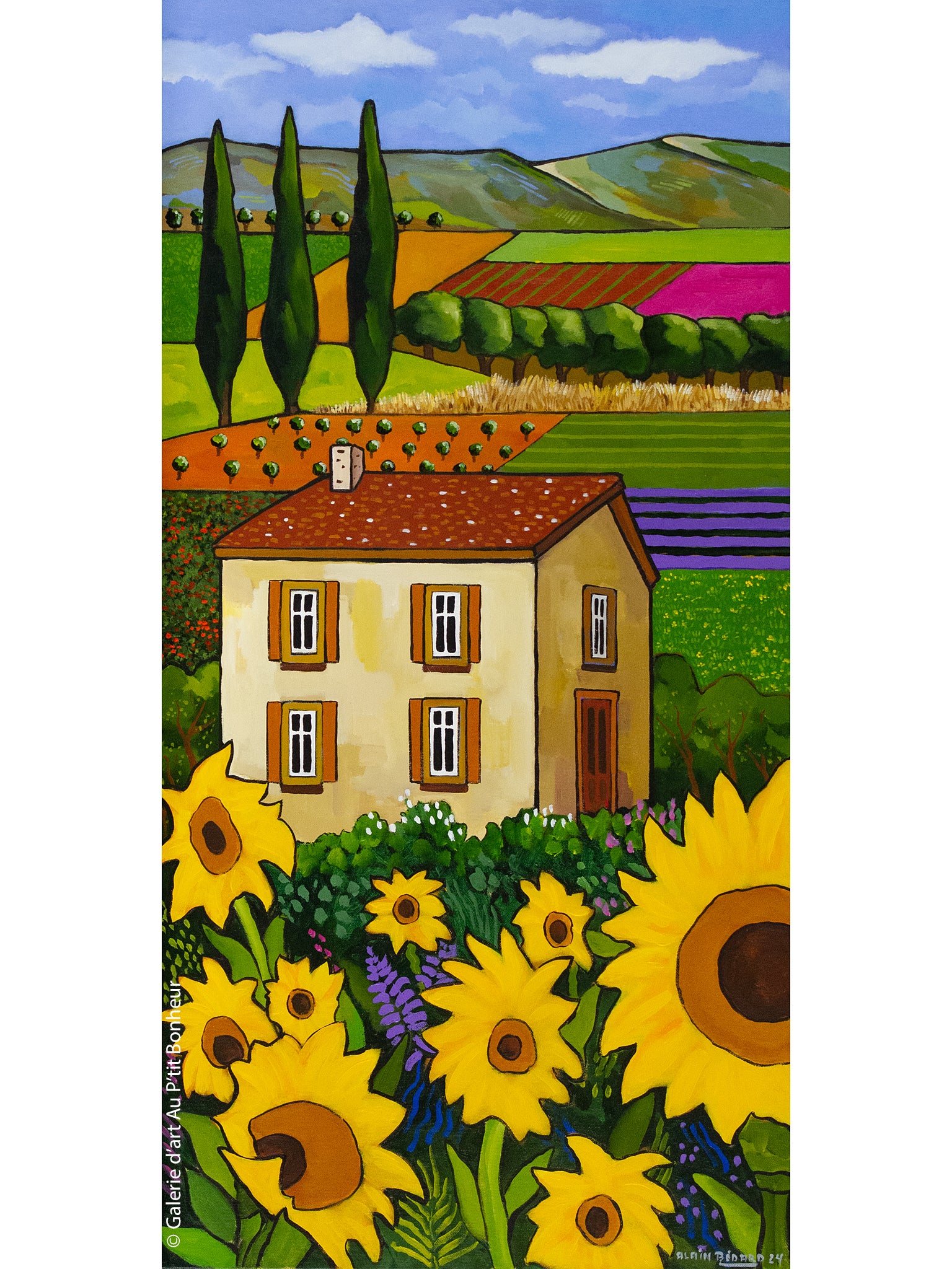 Alain Bédard | Champs au soleil