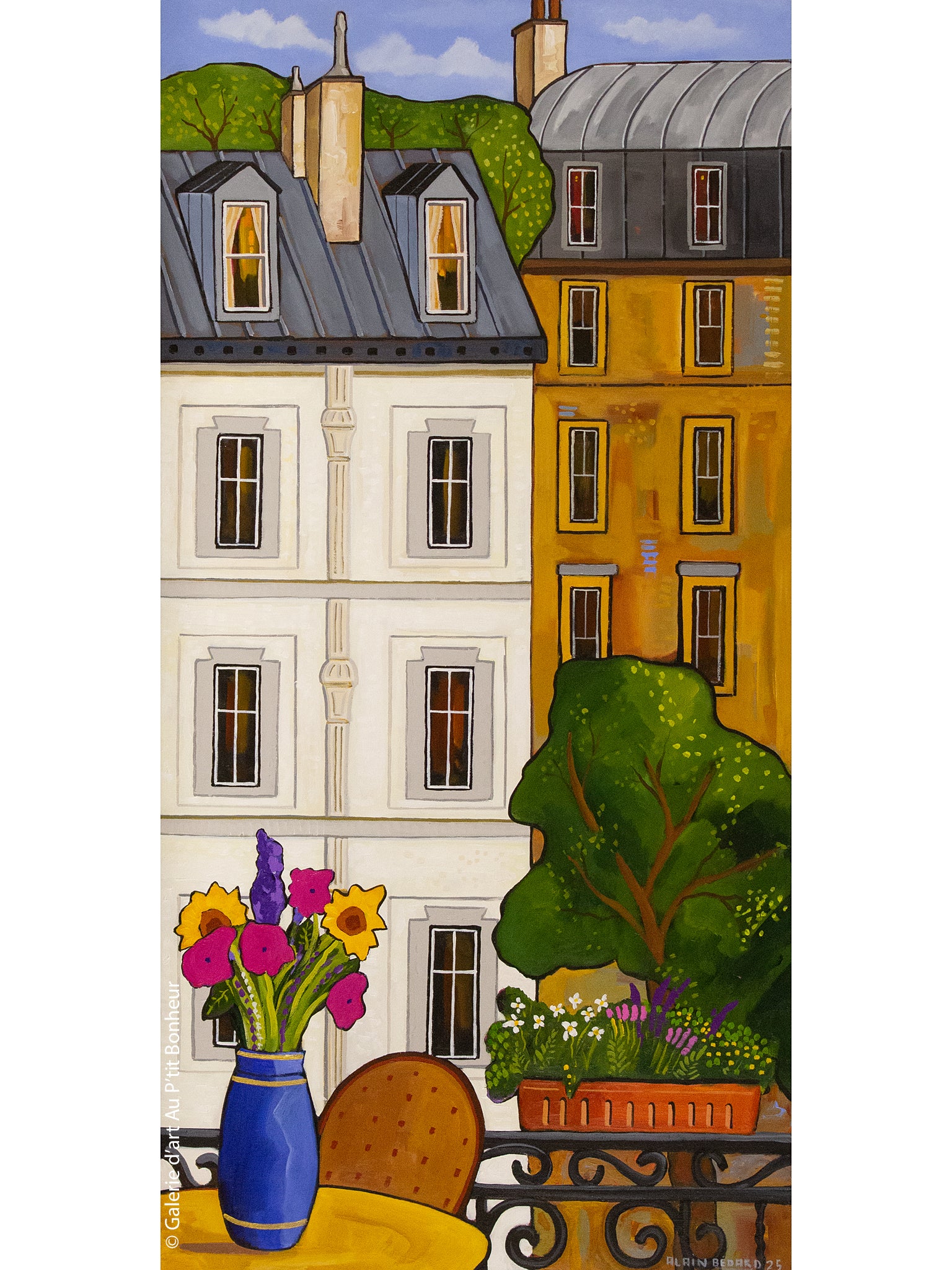 Alain Bédard | Fleurs au balcon