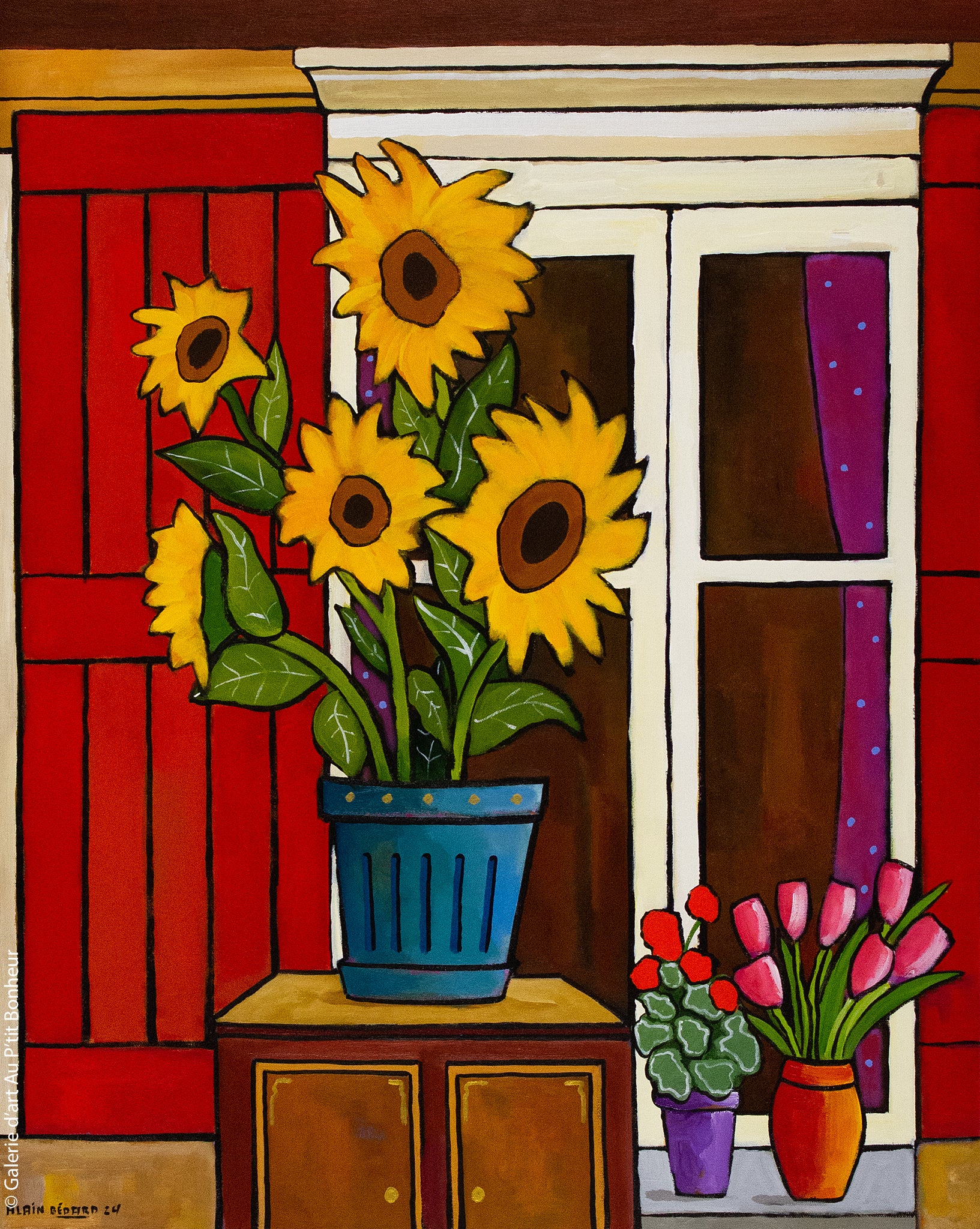 Alain Bédard | Bouquets au soleil