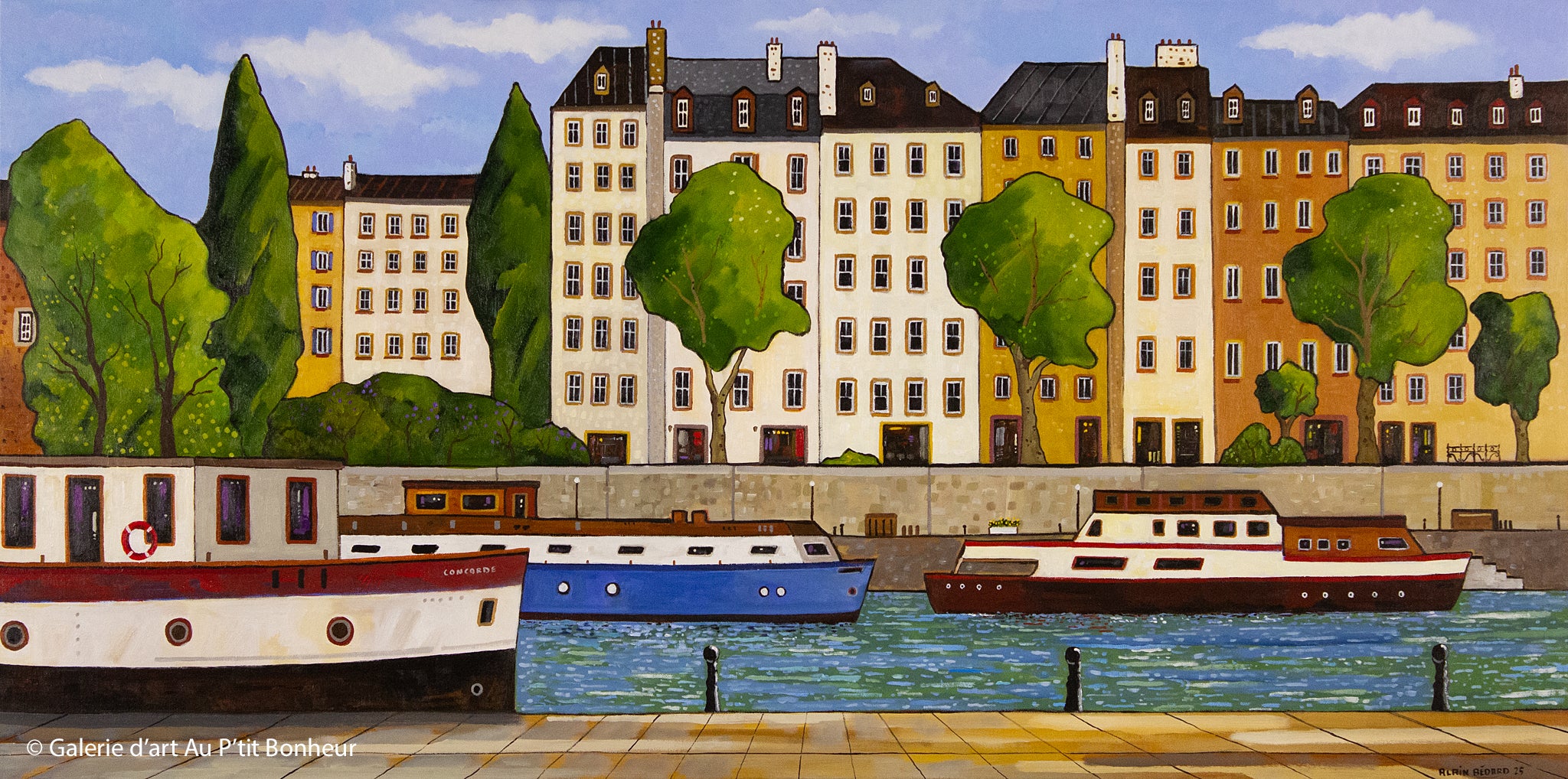 Alain Bédard, artiste peintre | Oeuvres disponibles  | Galerie d'art Au P'tit Bonheur