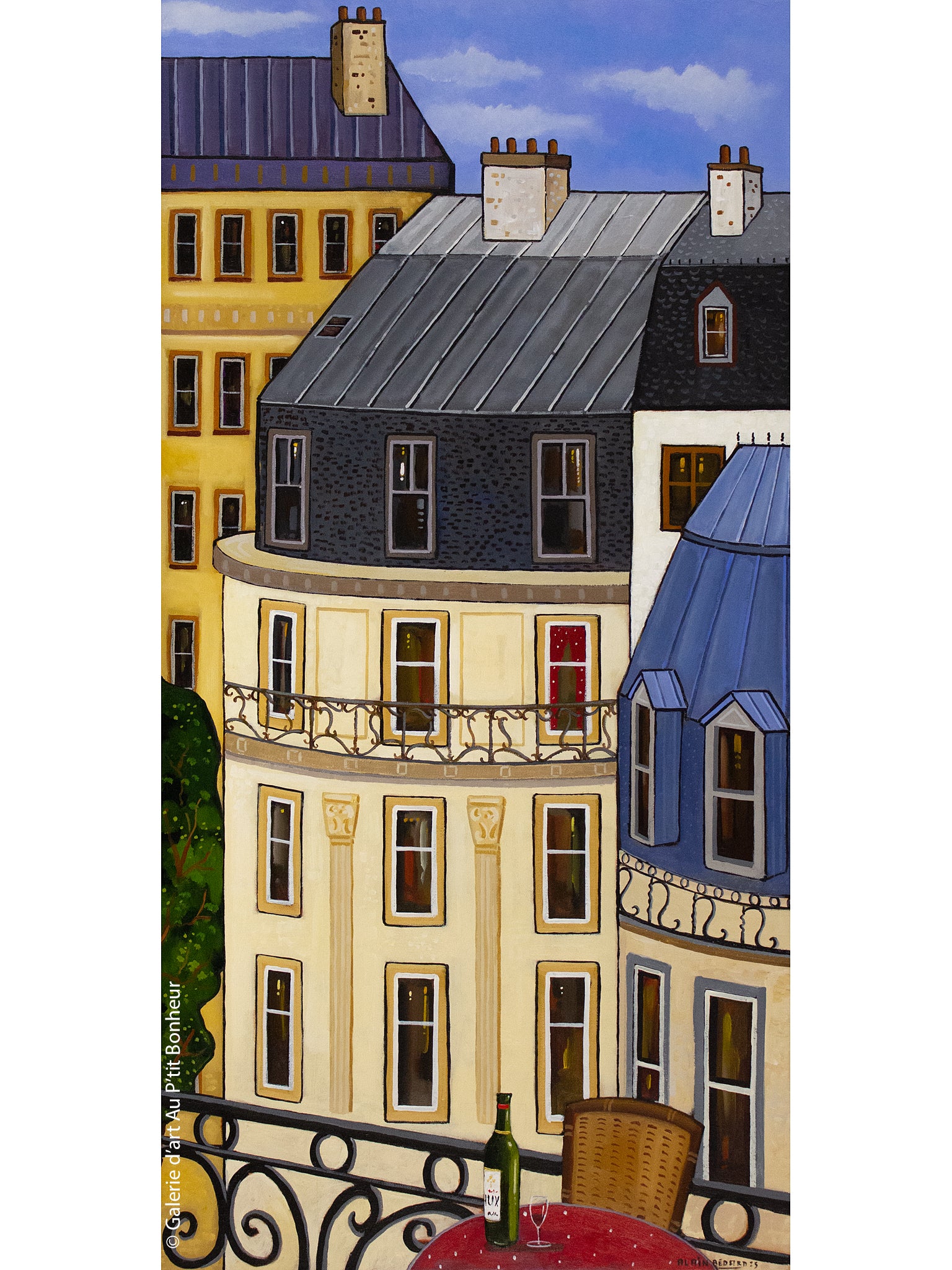 Alain Bédard | Vue de la terrasse Les Galeries Lafayette