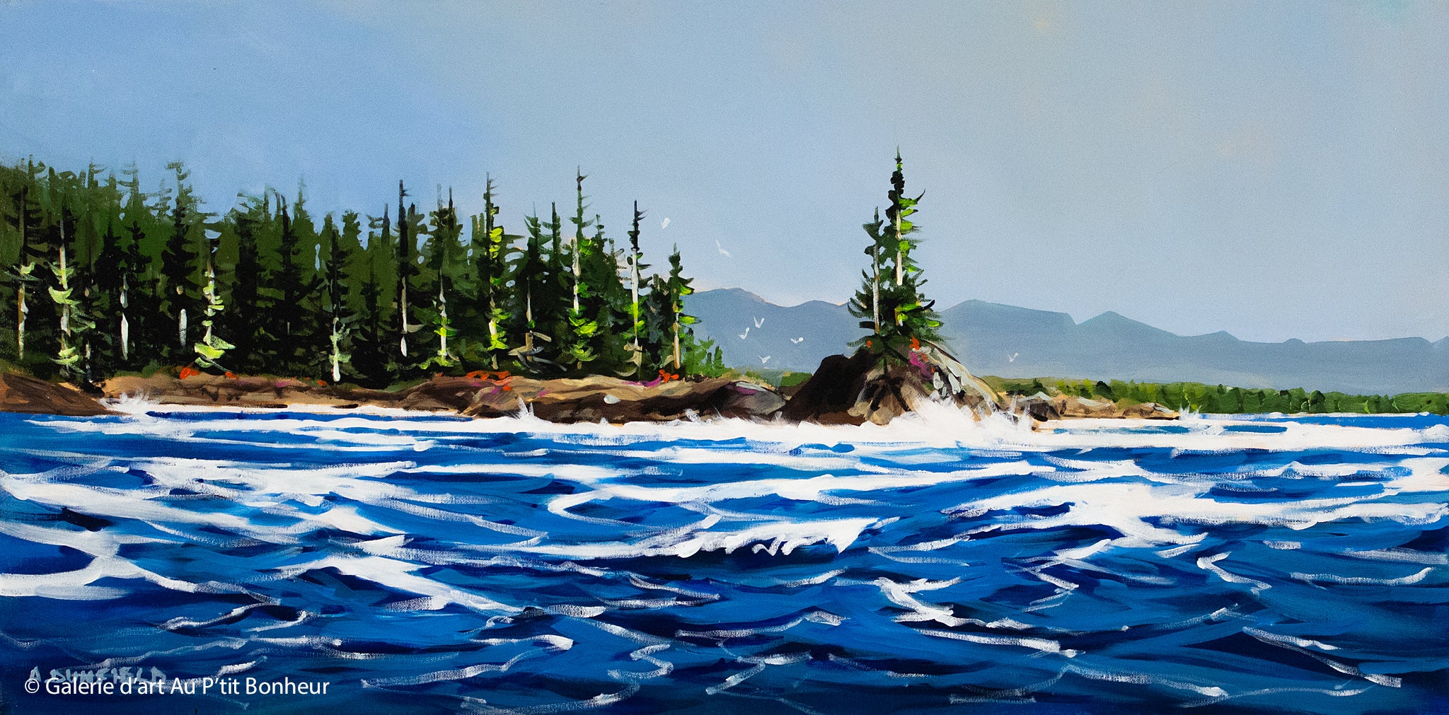 Allan Dunfield | Choppy Near Shore