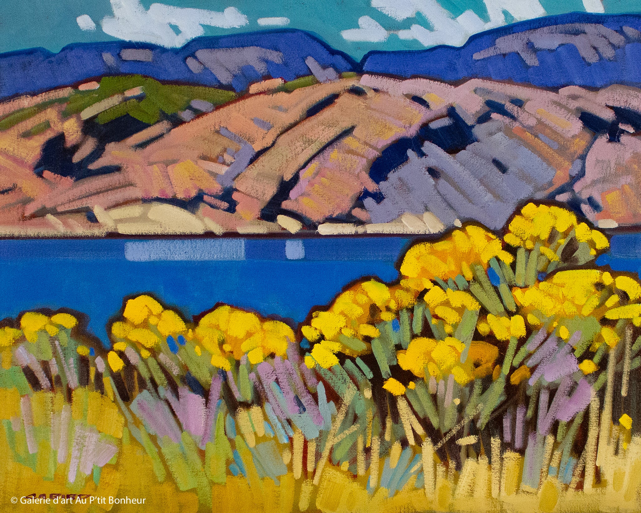 Cameron Bird | Kamloops Lake Blooms - Rabbit Brush