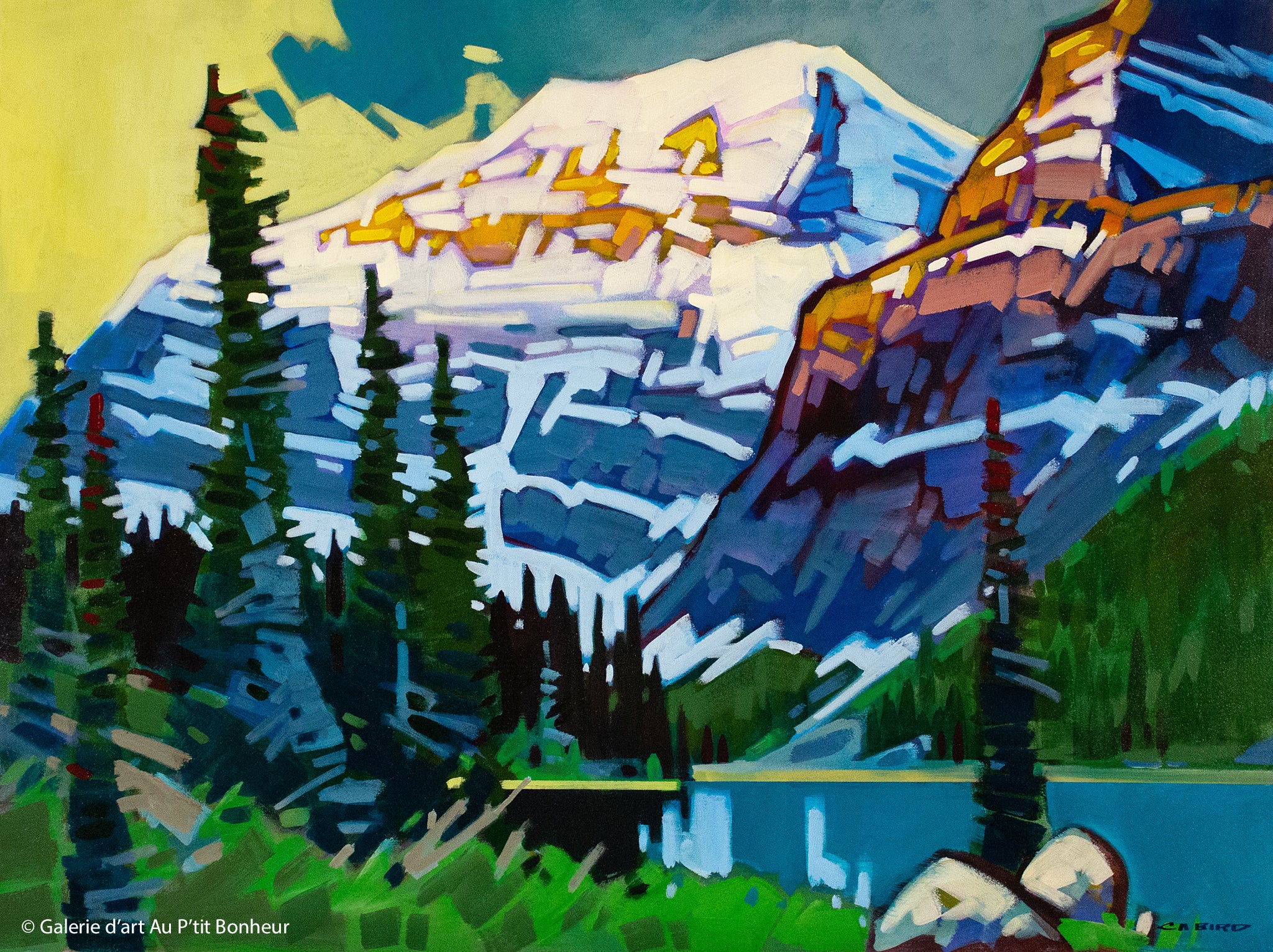 Cameron Bird, artiste peintre | Oeuvres disponibles  | Galerie d'art Au P'tit Bonheur