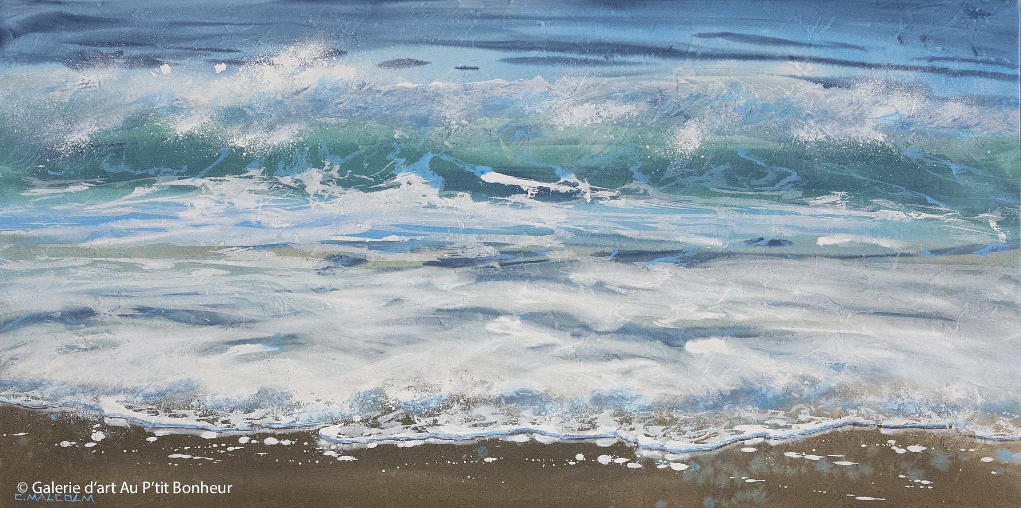 Carole Malcolm, artiste peintre | Oeuvres disponibles  | Galerie d'art Au P'tit Bonheur