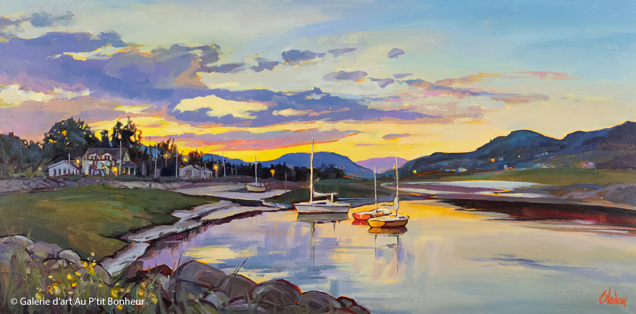 Christine Nadeau | Lenteur paisible, marina de Baie St-Paul