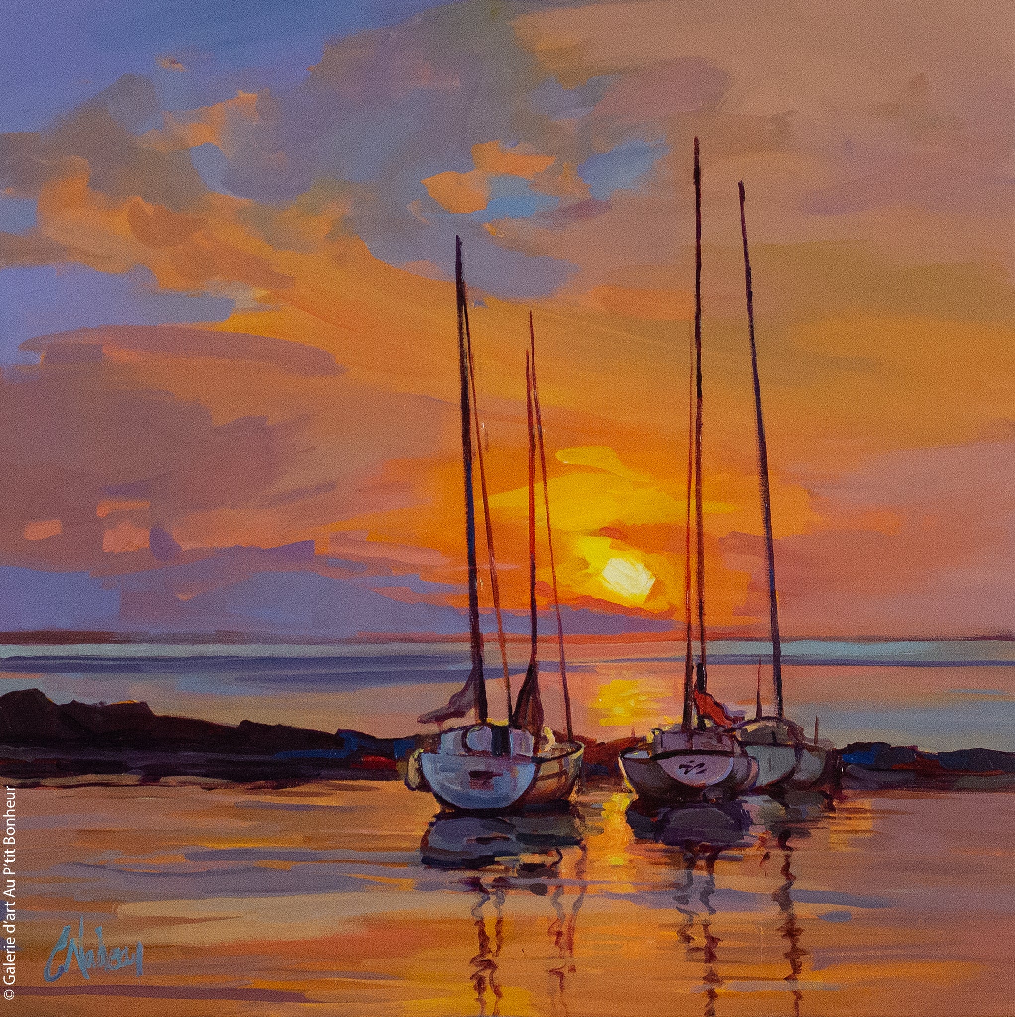 Christine Nadeau | Clapotis du crépuscule