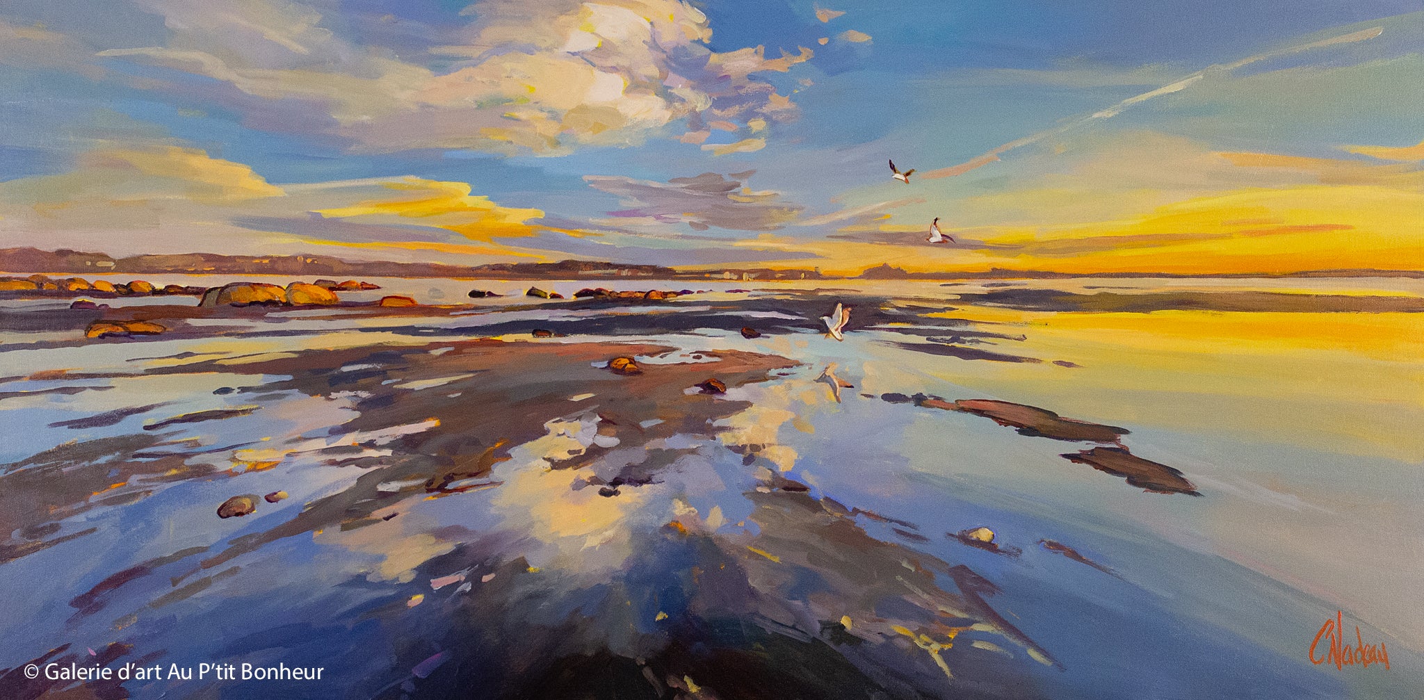 Christine Nadeau, artiste peintre | Oeuvres disponibles  | Galerie d'art Au P'tit Bonheur