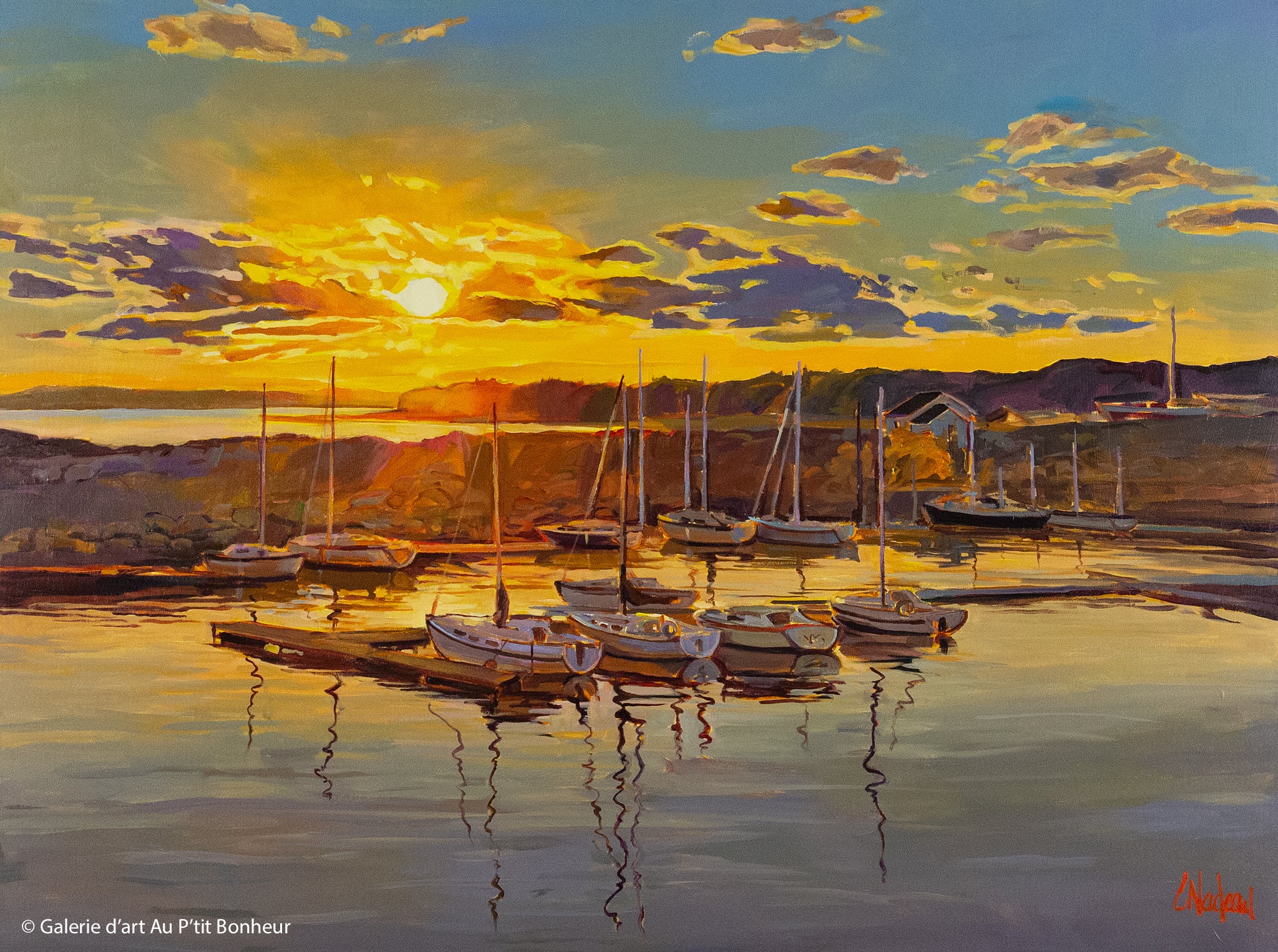 Christine Nadeau, artiste peintre | Oeuvres disponibles  | Galerie d'art Au P'tit Bonheur