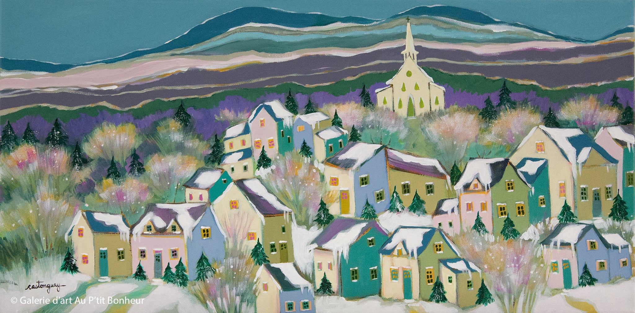 Claudette Castonguay | Un matin tout givré...