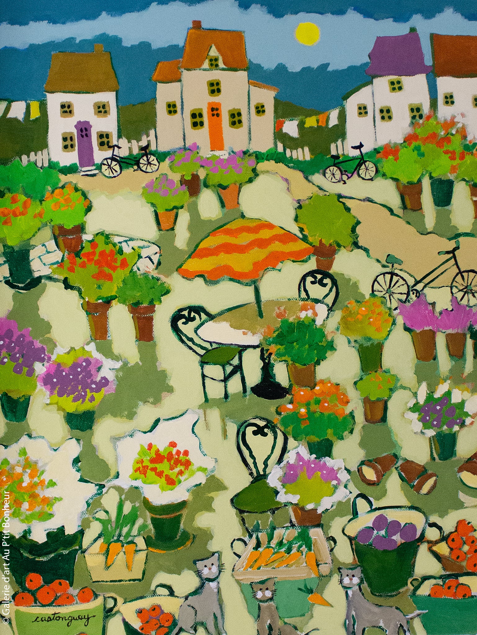 Claudette Castonguay, artiste peintre | Oeuvres disponibles  | Galerie d'art Au P'tit Bonheur