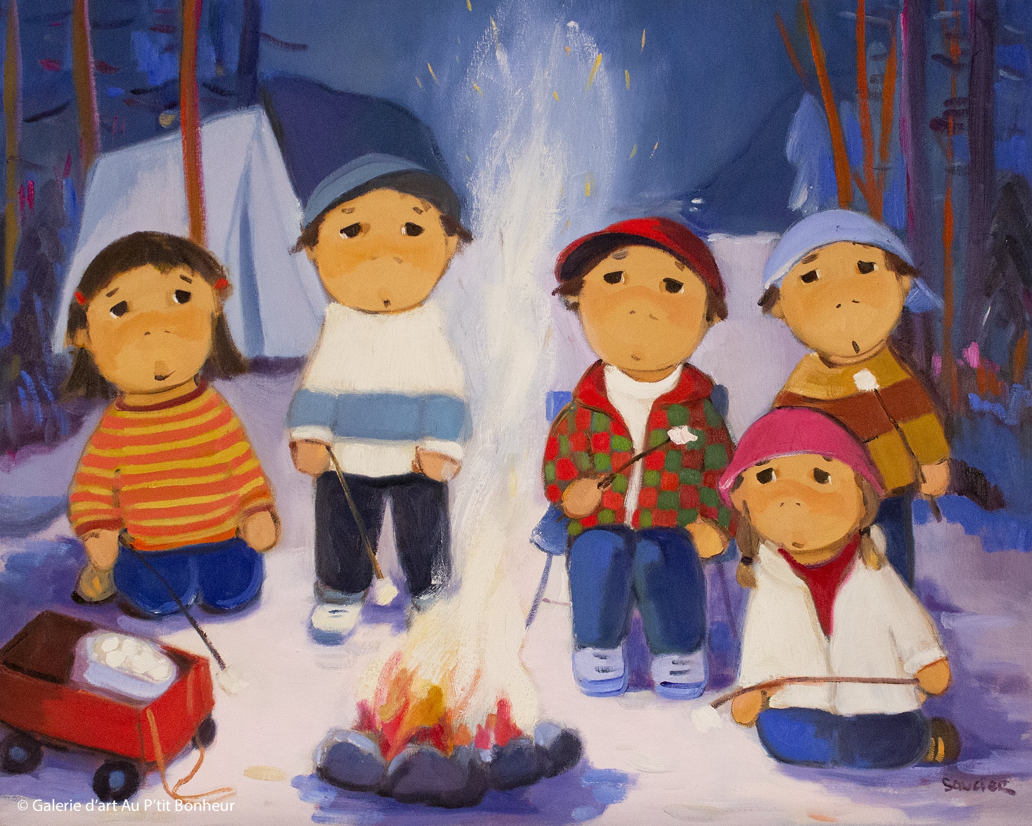 Guylène Saucier | On se paye la traite au feu de camp