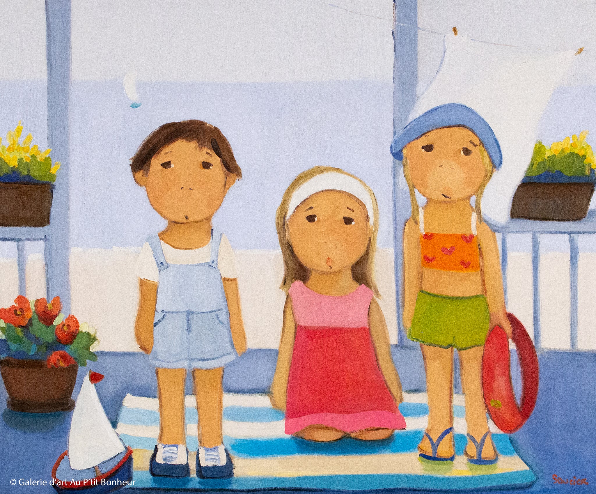 Guylène Saucier, artiste peintre | Oeuvres disponibles  | Galerie d'art Au P'tit Bonheur