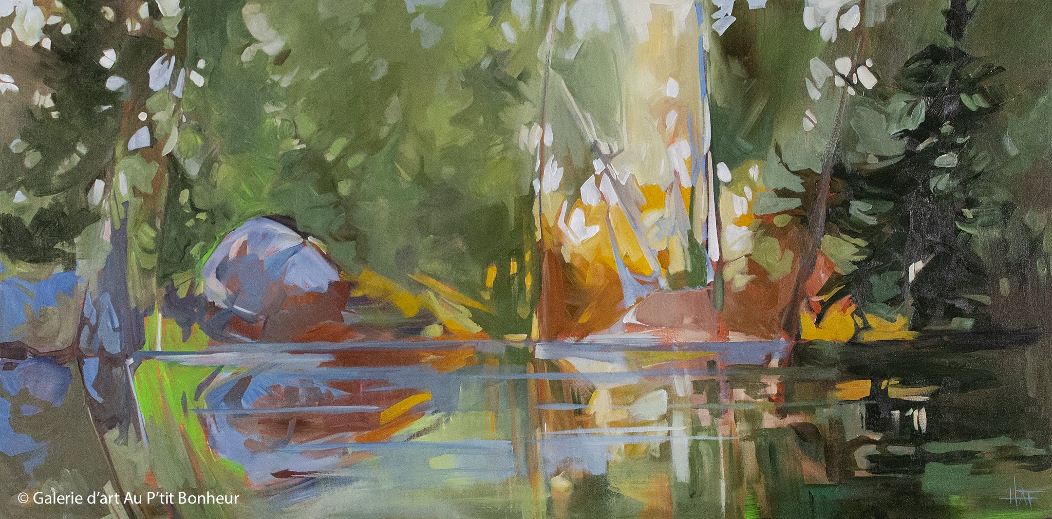 Holly Ann Friesen, artiste peintre | Oeuvres disponibles  | Galerie d'art Au P'tit Bonheur