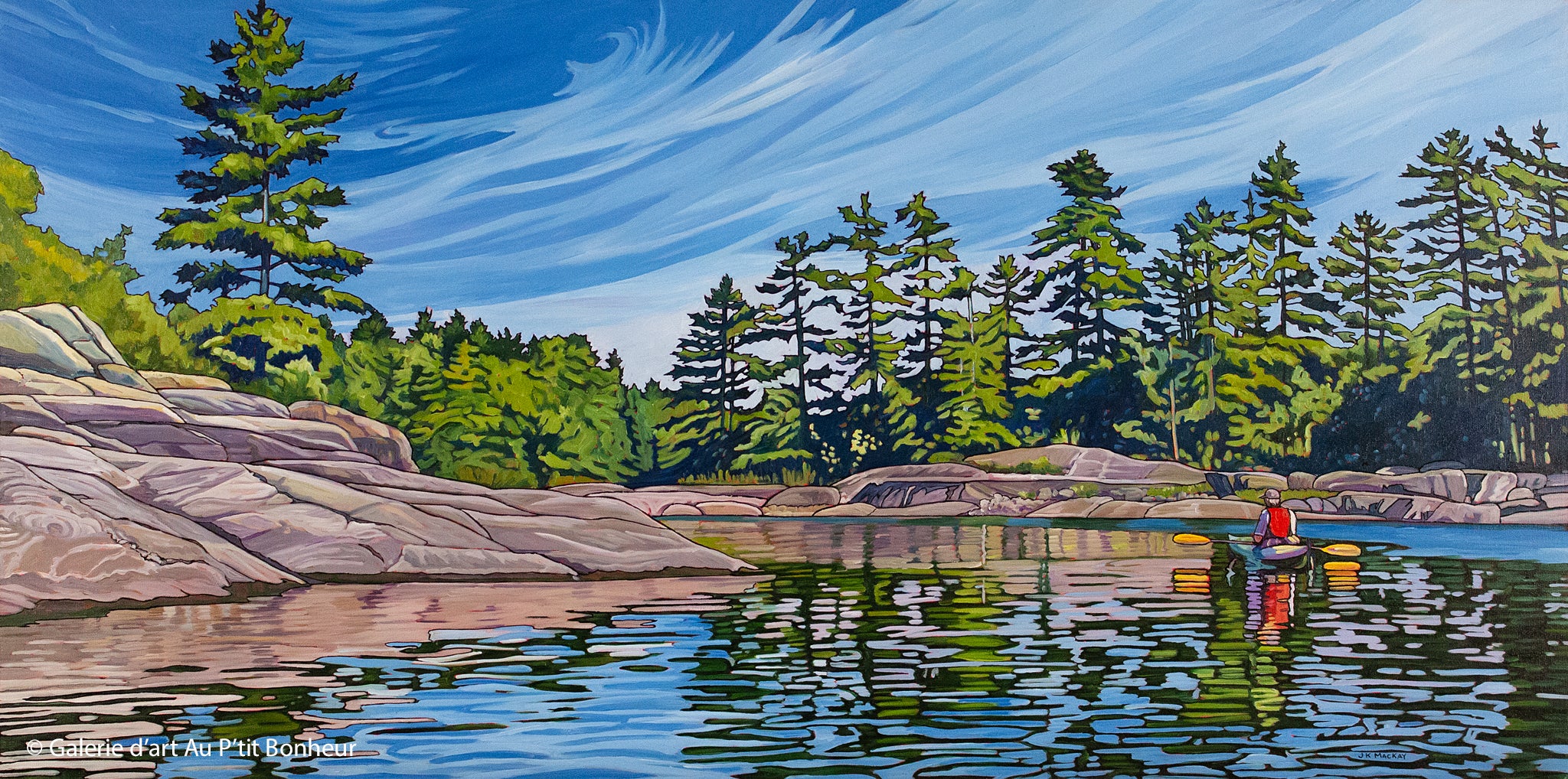 Janet K. MacKay, artiste peintre | Oeuvres disponibles  | Galerie d'art Au P'tit Bonheur