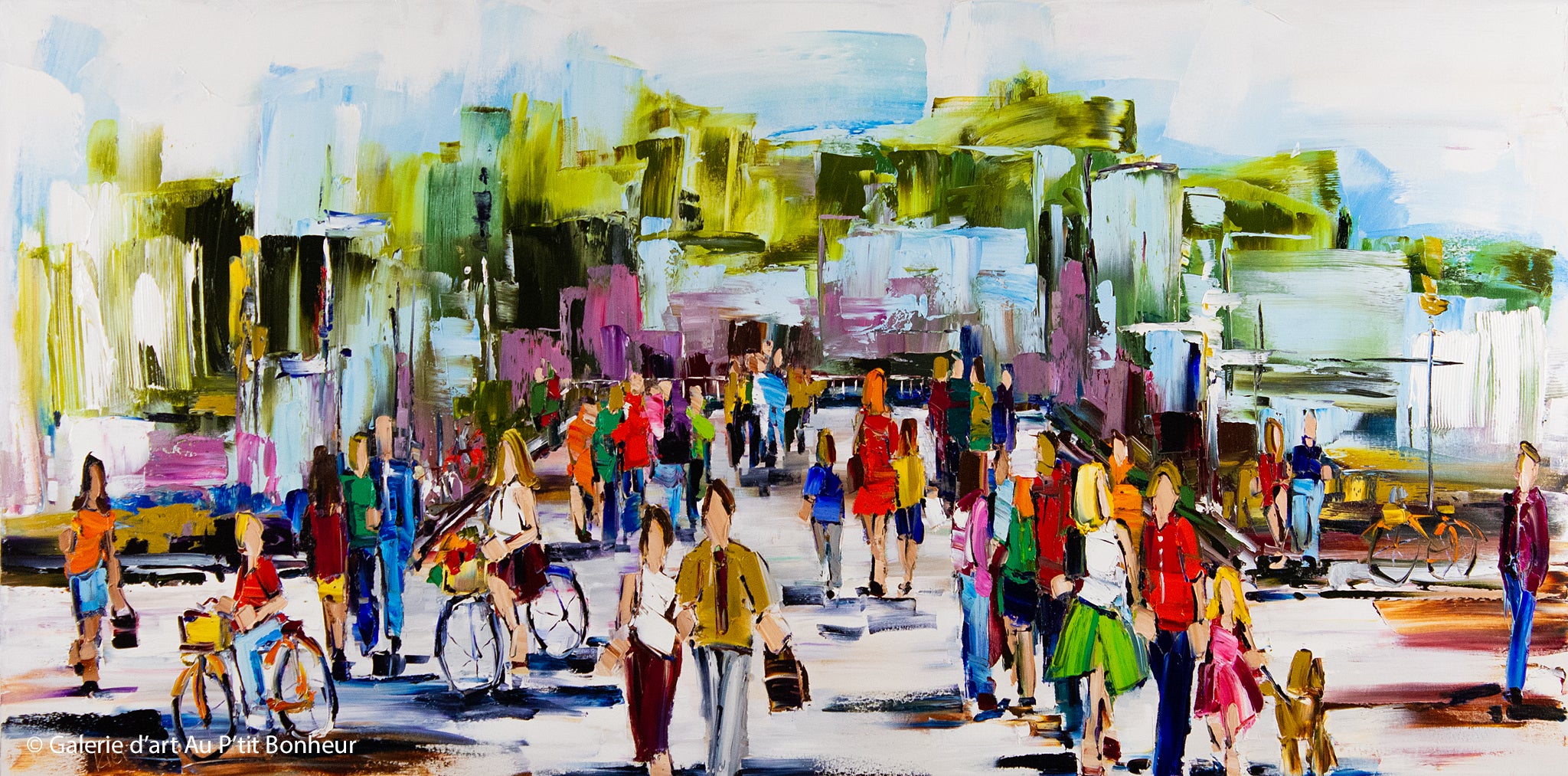 Kimberly Kiel, artiste peintre | Oeuvres disponibles  | Galerie d'art Au P'tit Bonheur