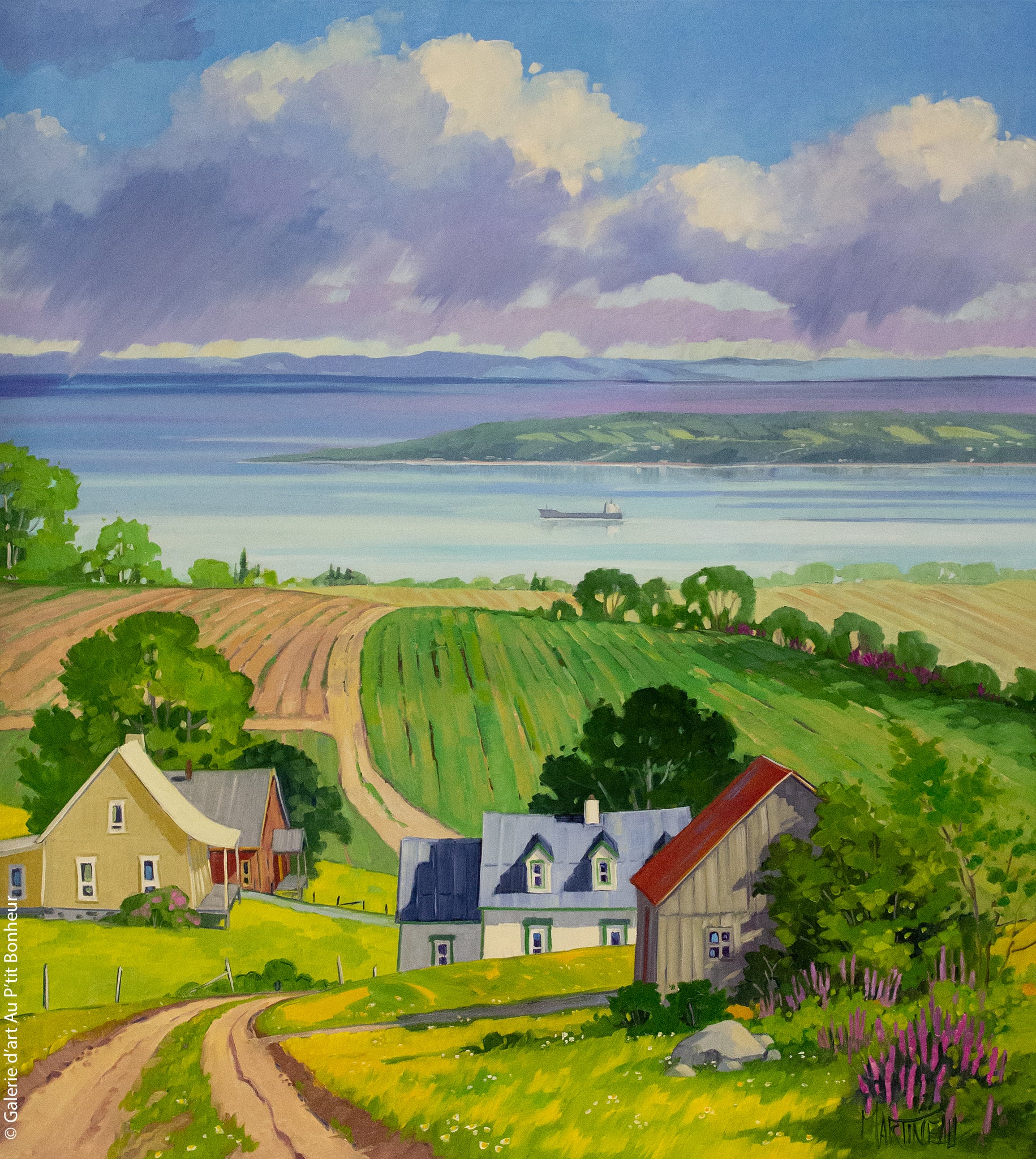 Louise Martineau | Les champs du Plateau, Les Éboulements