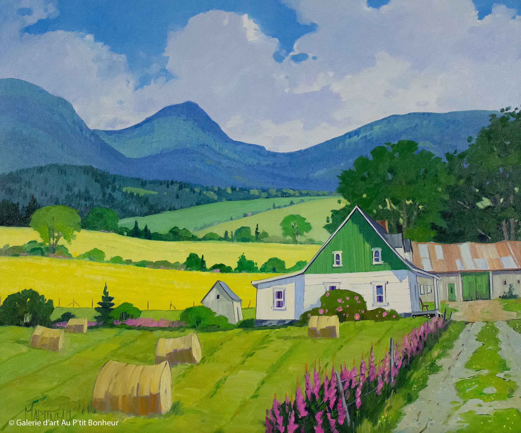 Louise Martineau | Champs de canola, Les Éboulements