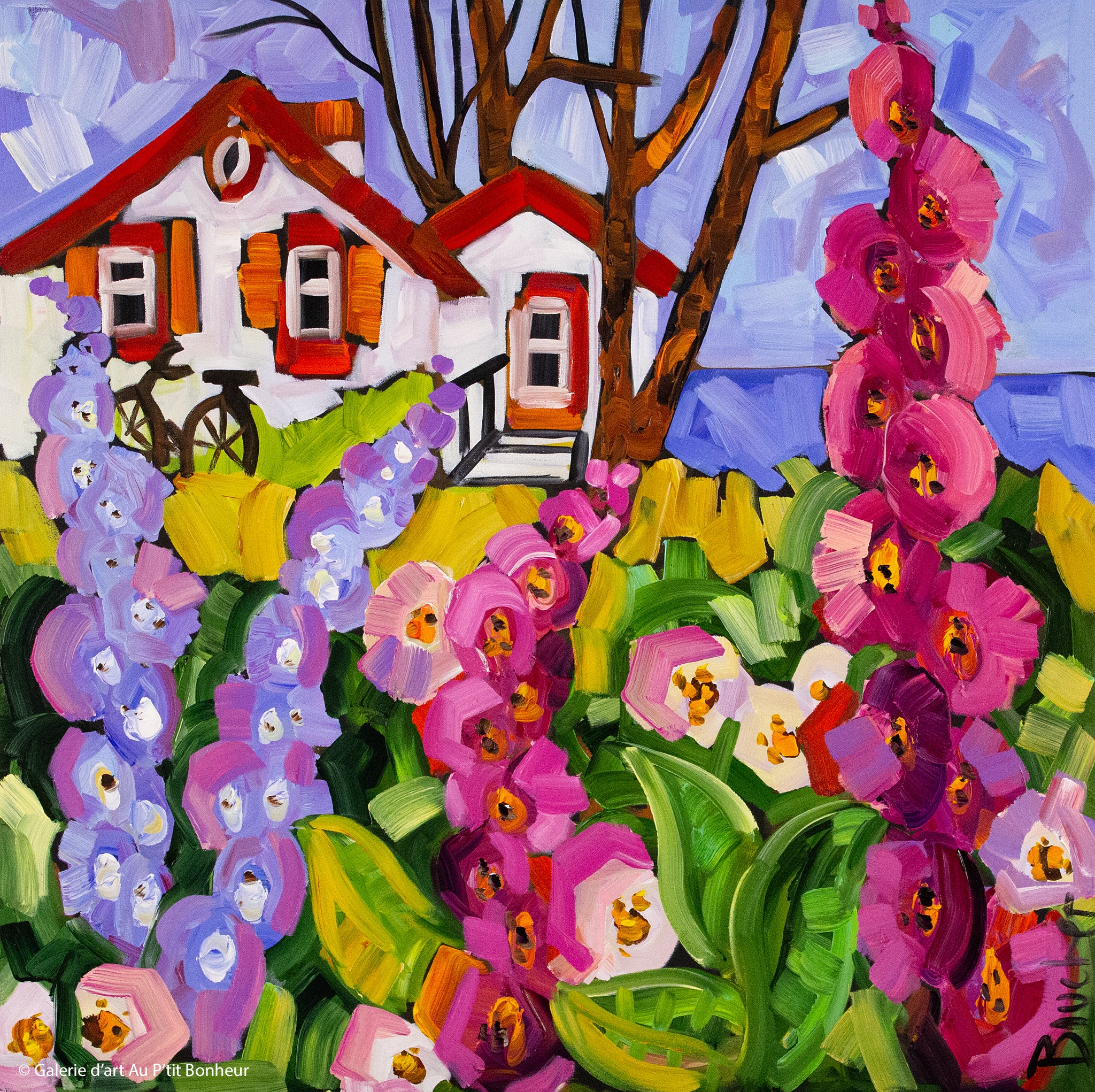 Marie-Claude Boucher | Jardin en juillet