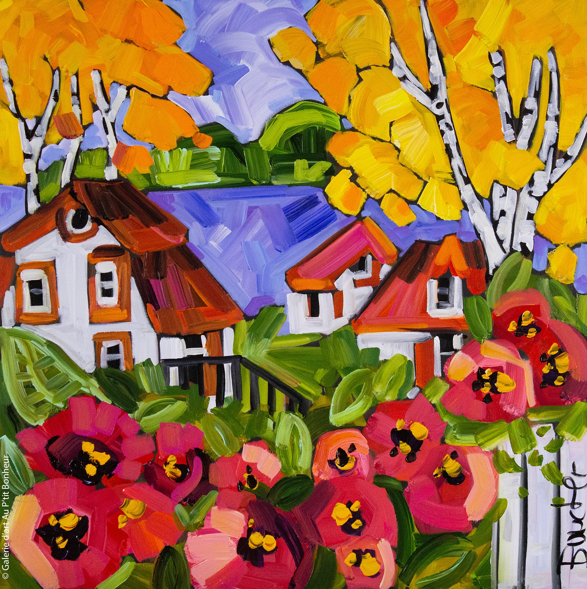 Marie-Claude Boucher, artiste peintre | Oeuvres disponibles  | Galerie d'art Au P'tit Bonheur