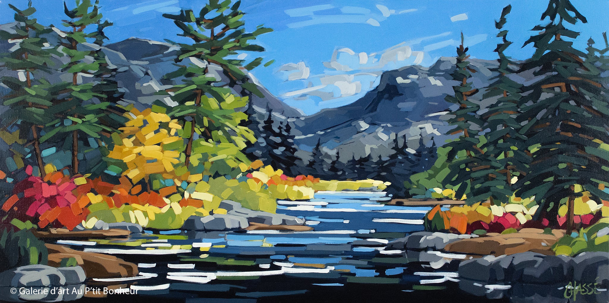 Martine Chassé, artiste peintre | Oeuvres disponibles  | Galerie d'art Au P'tit Bonheur