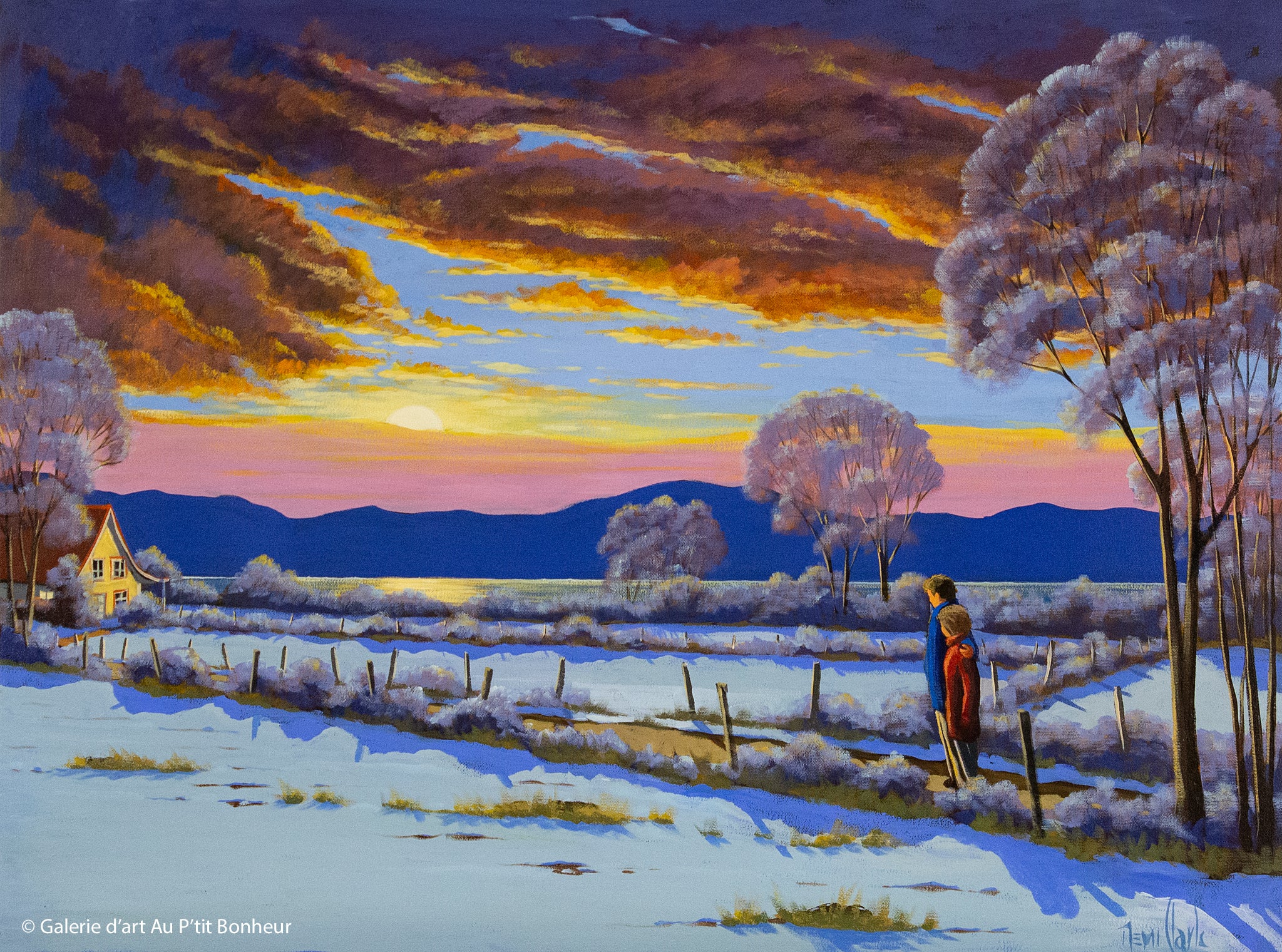 Rémi Clark | Lumière bleue sous un ciel de feu (2012)