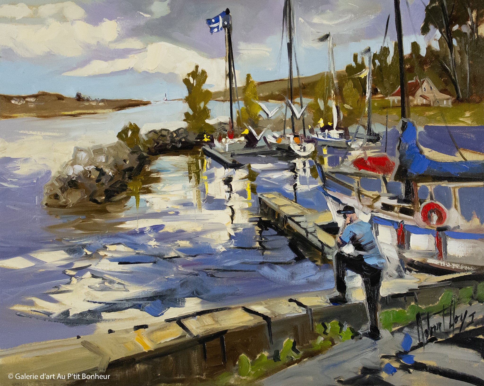 Robert Roy | L’écho des marées, St-Jean, Île d’Orléans