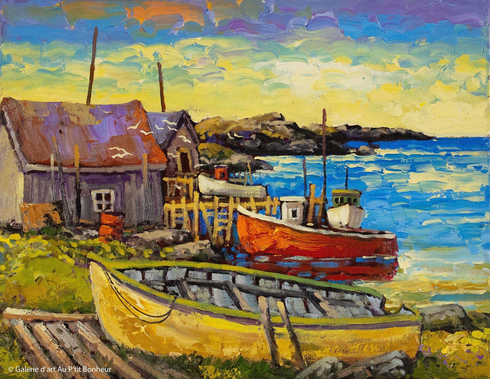 Rod Charlesworth, artiste peintre | Oeuvres disponibles  | Galerie d'art Au P'tit Bonheur