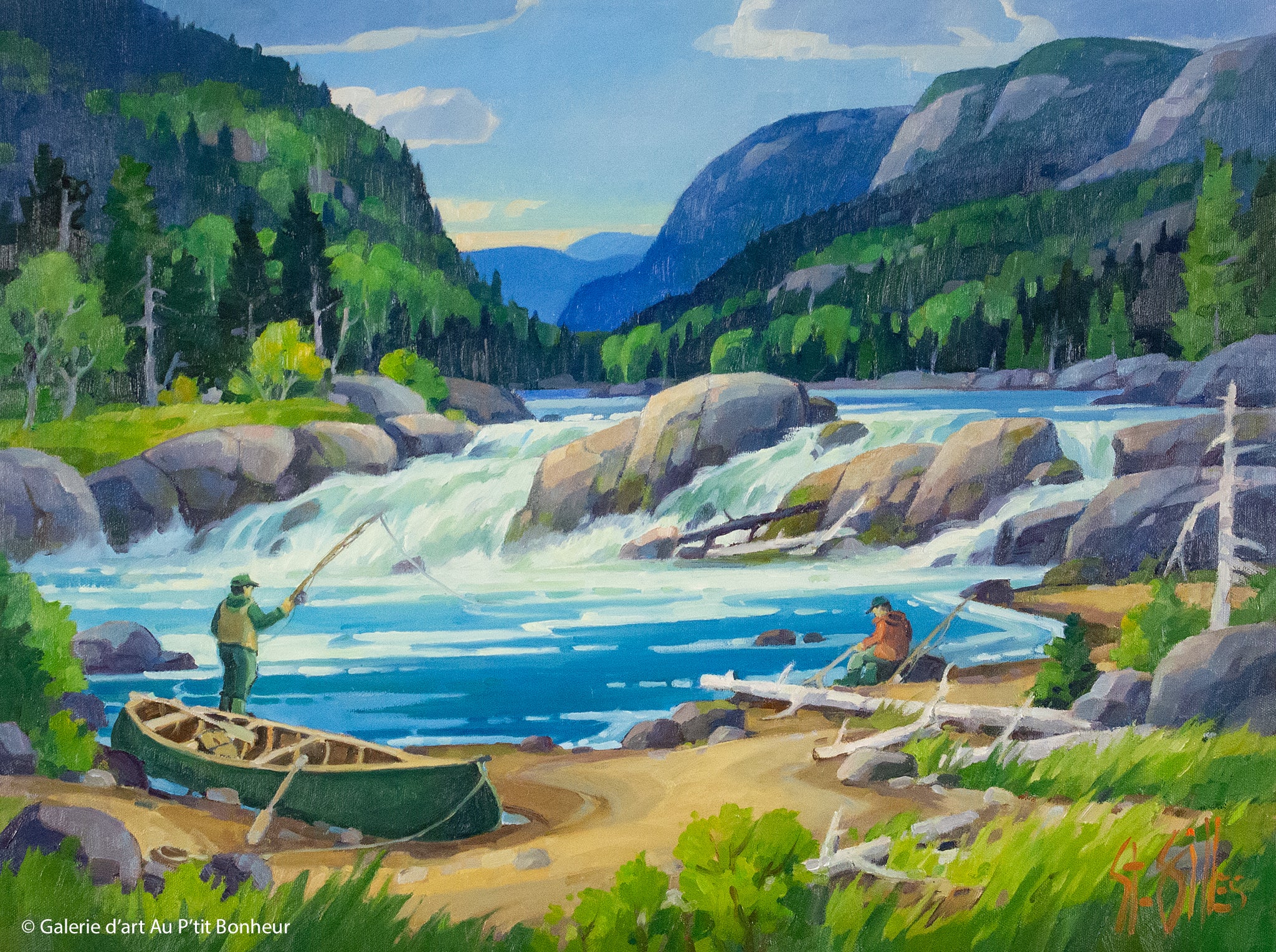 St-Gilles | Le beau moment, Rivière Mingan, Qc.