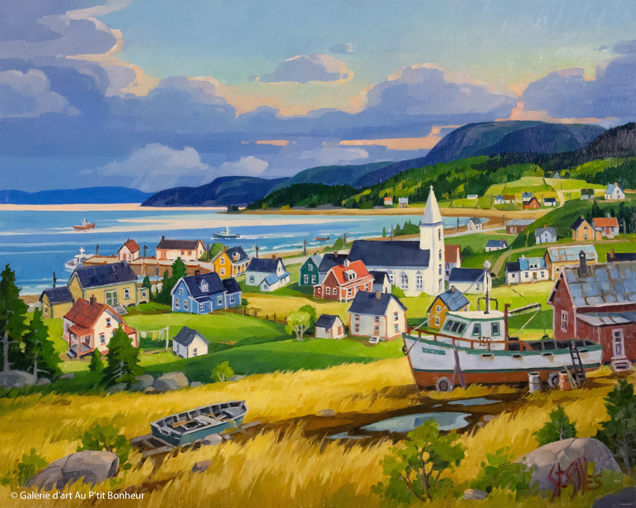 St-Gilles, artiste peintre | Oeuvres disponibles  | Galerie d'art Au P'tit Bonheur