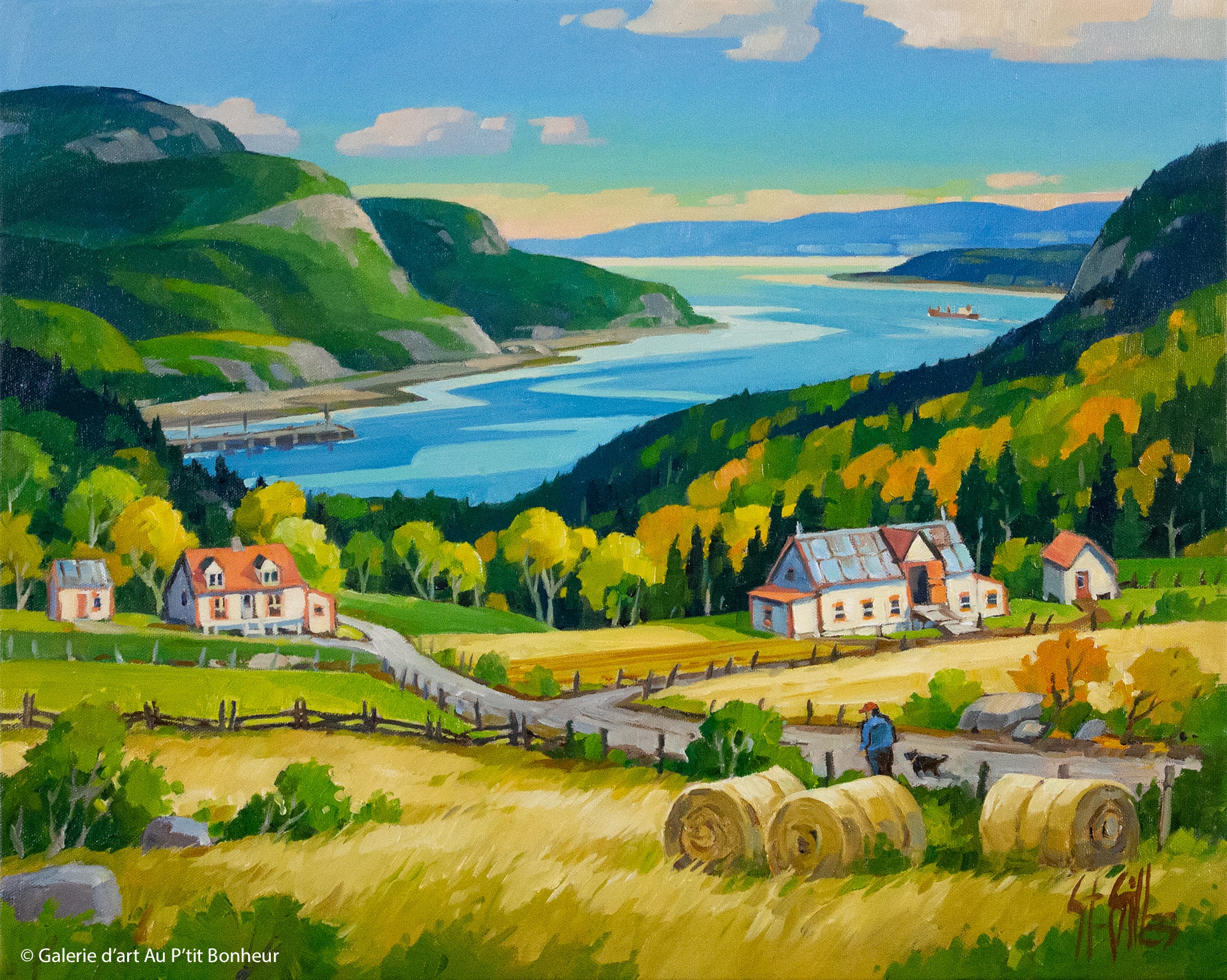 St-Gilles, artiste peintre | Oeuvres disponibles  | Galerie d'art Au P'tit Bonheur