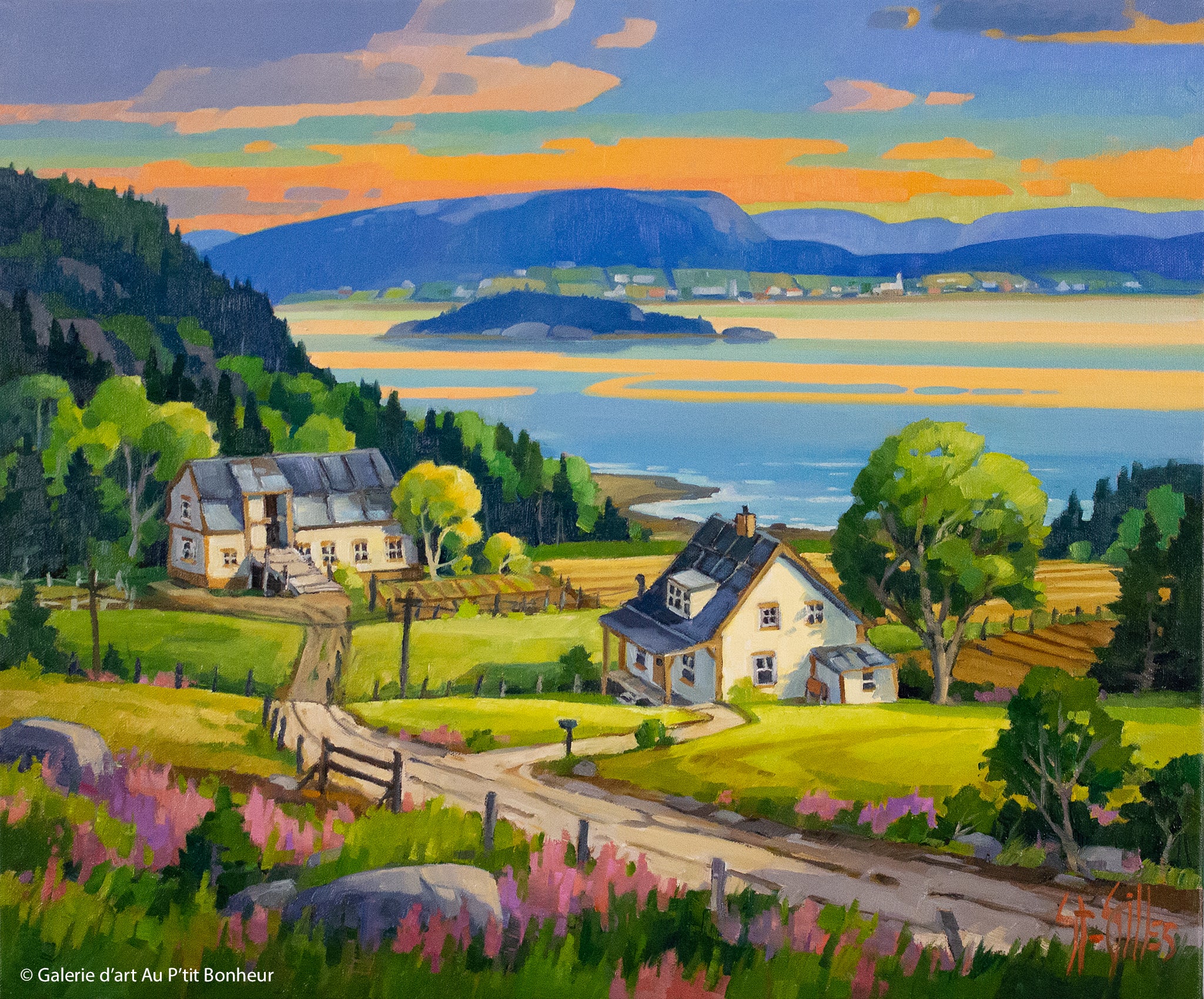 St-Gilles, artiste peintre | Oeuvres disponibles  | Galerie d'art Au P'tit Bonheur