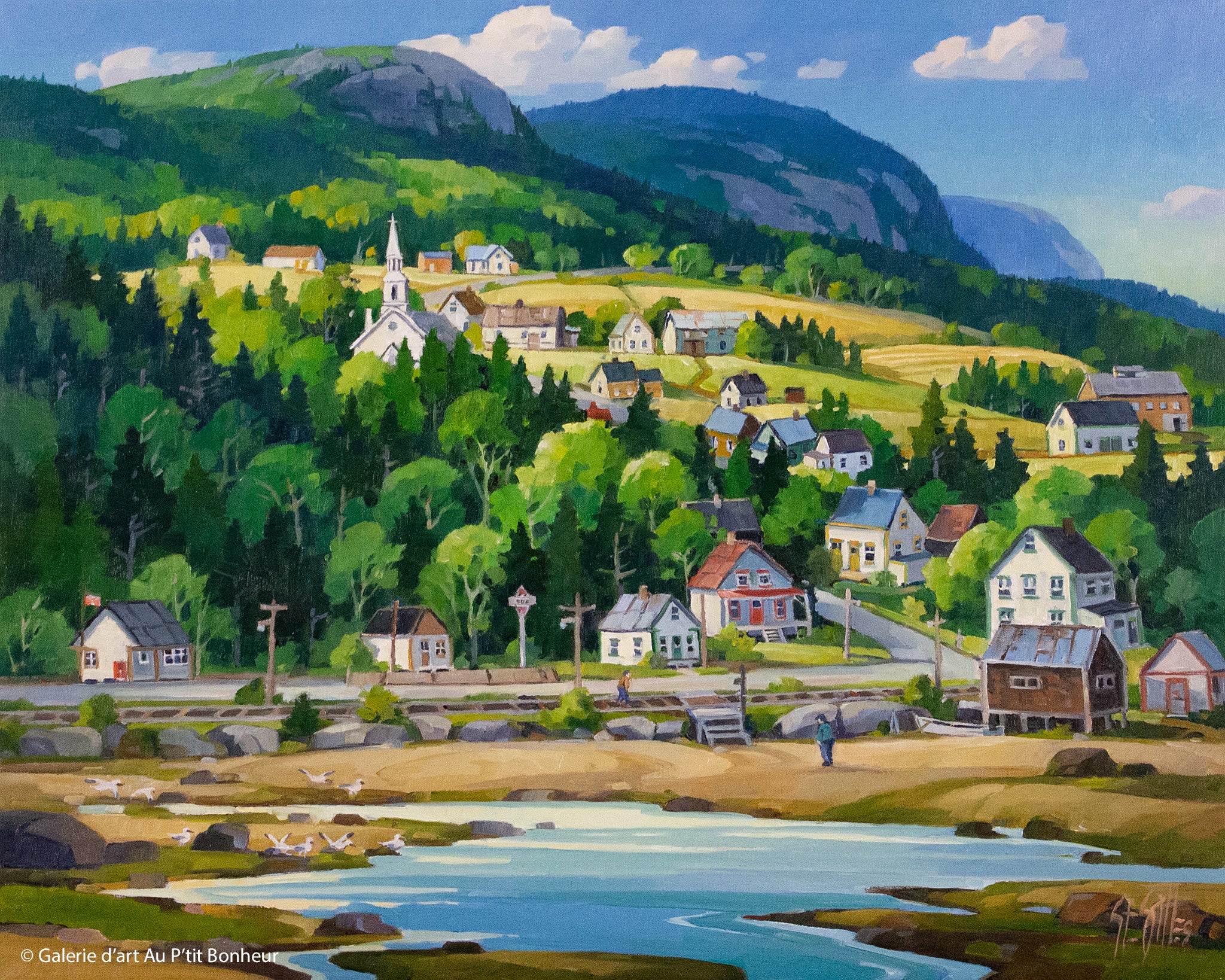 St-Gilles, artiste peintre | Oeuvres disponibles  | Galerie d'art Au P'tit Bonheur