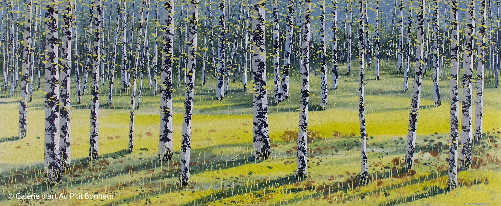 Christine Nadeau, artiste peintre | Oeuvres disponibles  | Galerie d'art Au P'tit Bonheur
