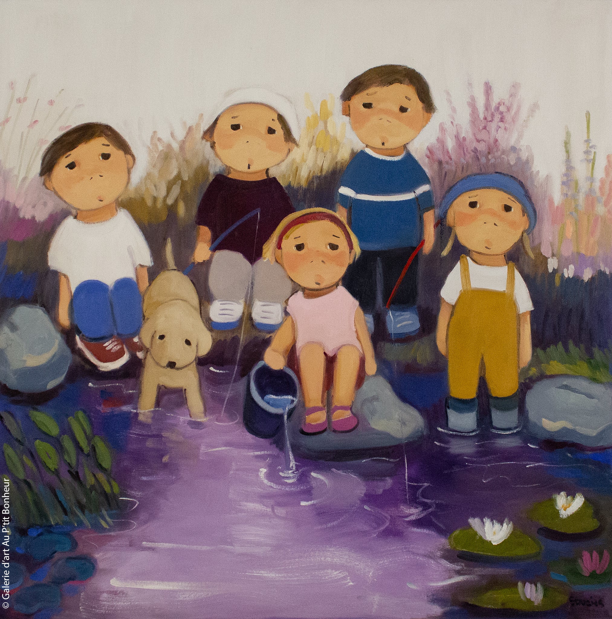 Guylène Saucier | On cherche des poissons et de grenouilles