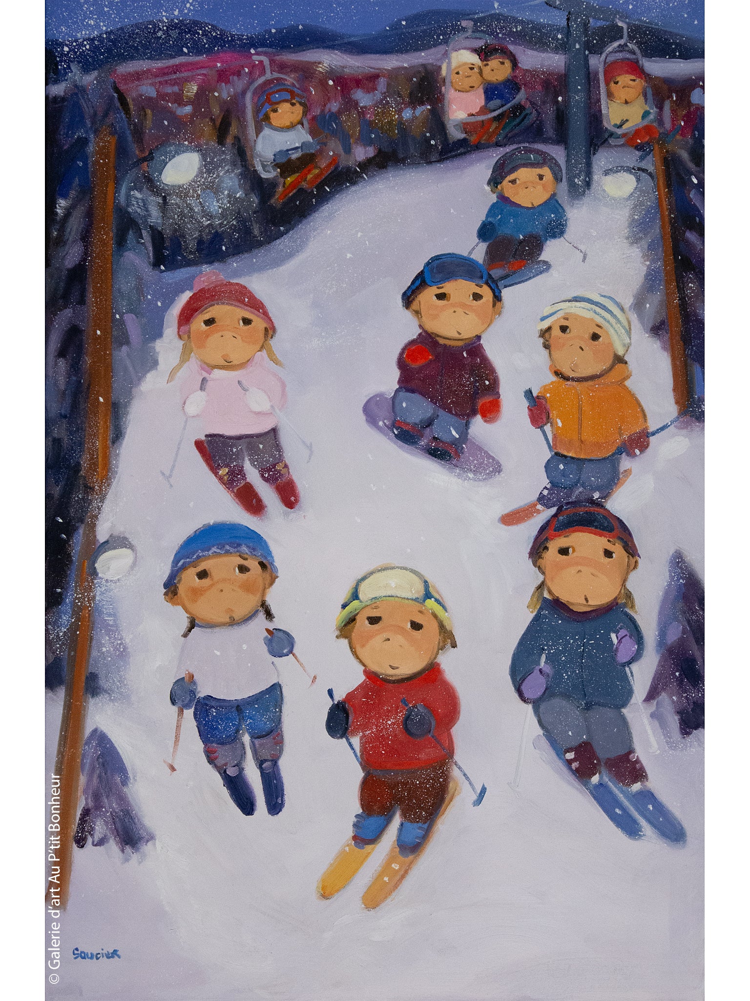 Guylène Saucier | Soirée de poudreuse